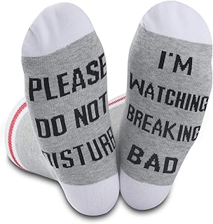 Breaking Bad Gift Please Do Not Disturb I'm Watching Breaking Bad TV Show cytat nowość skarpety