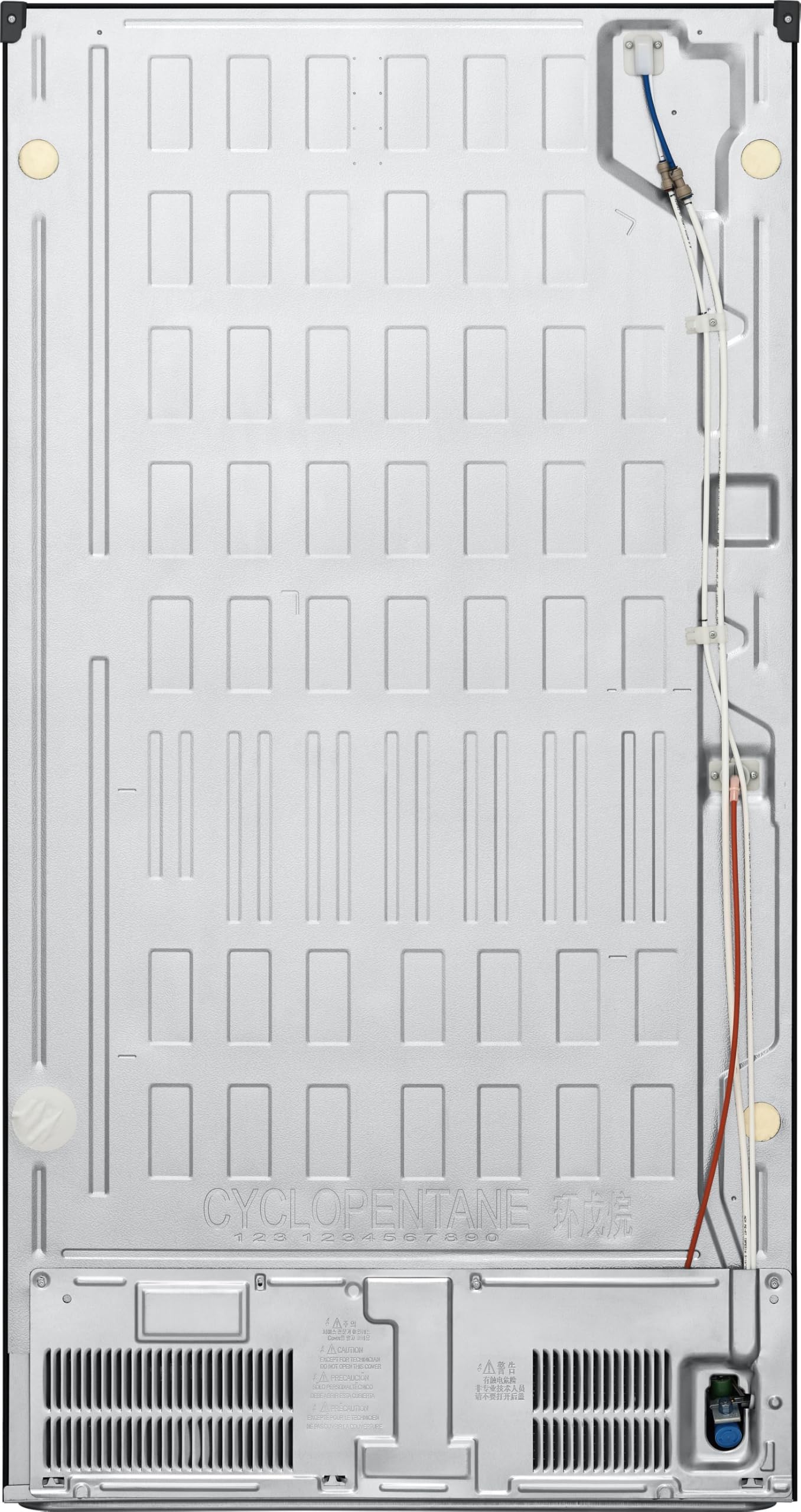 LG GMK961EV3E Multi-Door Kühlschrank mit Gefrierfach (646 L, Energieklasse E) mit InstaView, UVNano, Wassertank, LinearCooling, Total No Frost, Schwarz