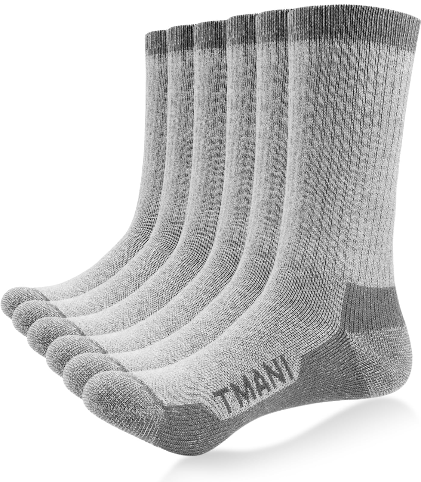 PULIOU Socks for Men Women, Lightweight Merino Wool Hiking Socks Moisture Wicking Breathable Cushion Socks for Walking Running Outdoor, Multipack,3 pairs