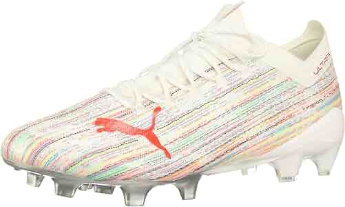 PUMA ウルトラ1.2FG　31㌢ Puma Ultra 1.2 FG/AG - White/Red Blast/Silver - Firm Ground