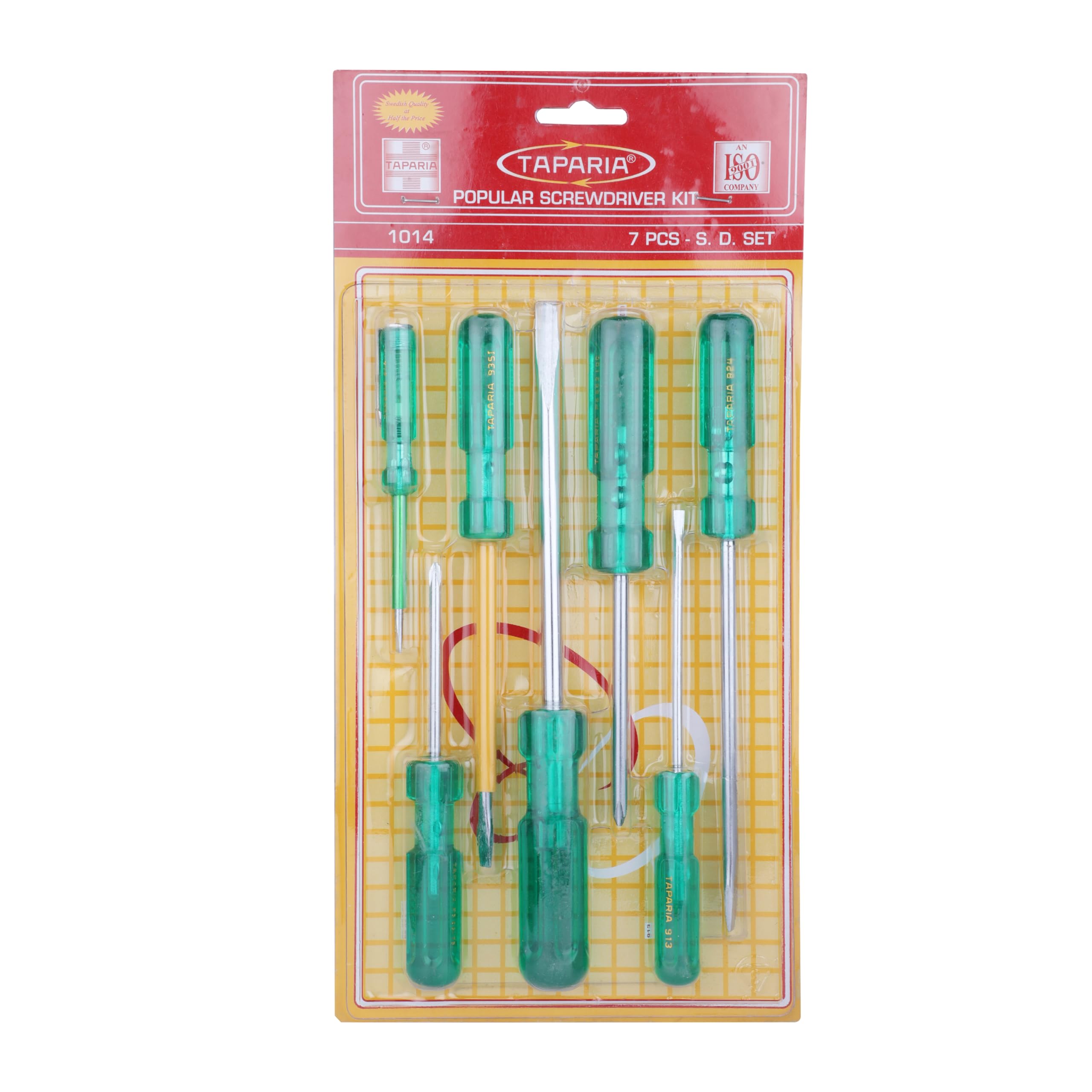 Taparia1014 7-Piece Blister Packaging Screw Driver Kit