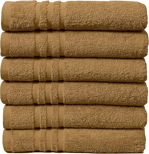 Bliss Casa Toallas de gimnasio de algodón de 24 x 48 pulgadas para cabello, piscina, spa y gimnasio, ligeras y altamente absorbentes, juego de