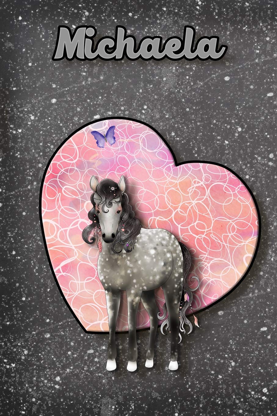 Dapple Dreams Michaela: Wide Ruled | Composition Book | Diary | Lined Journal