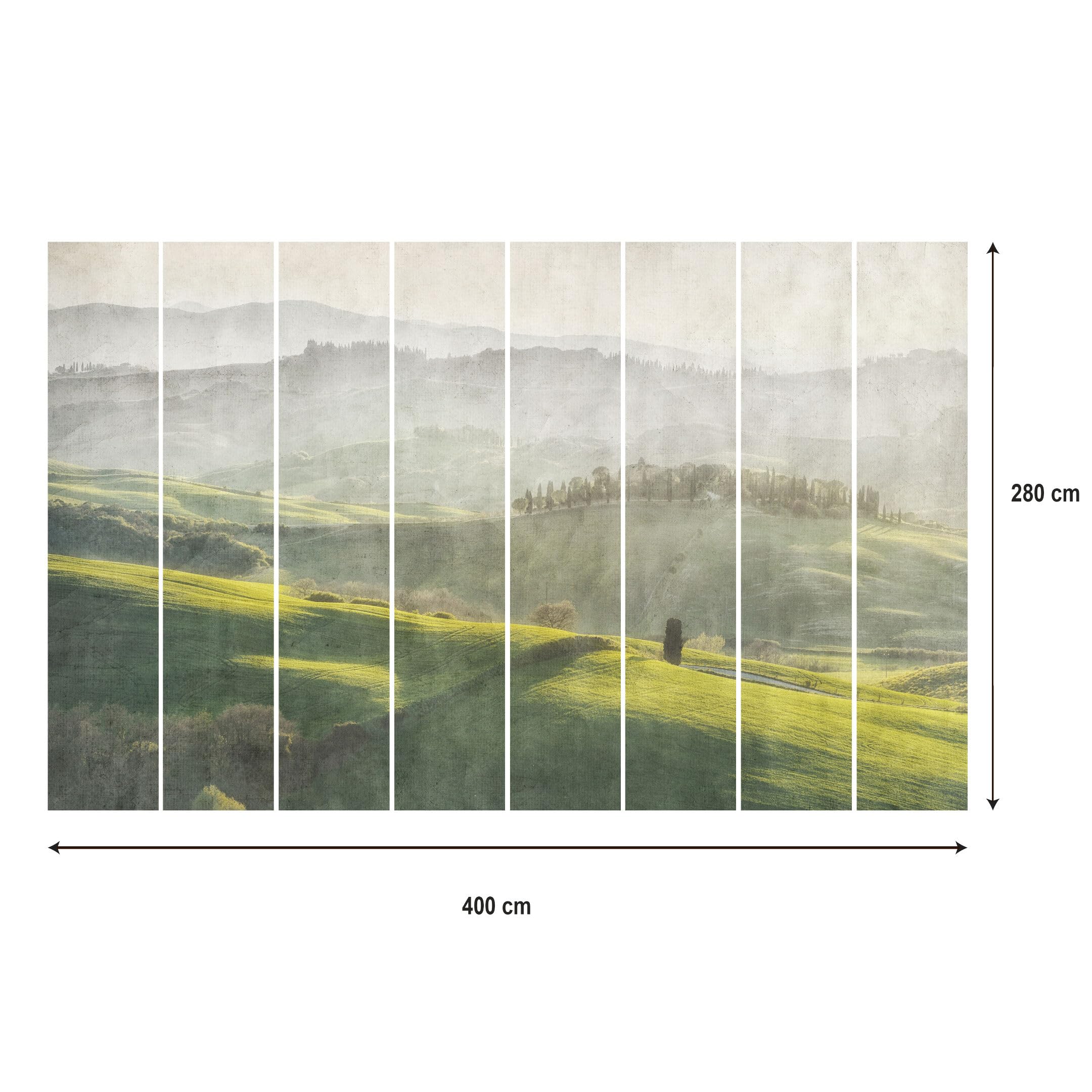 Fototapeta z włókniny salon sypialnia 450 x 315 cm natura