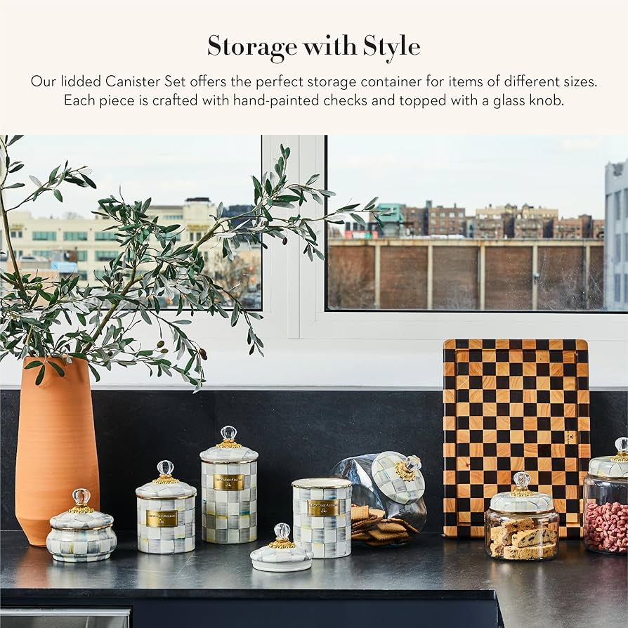 MACKENZIE-CHILDS キッチン保存容器 蓋付き Mackenzie