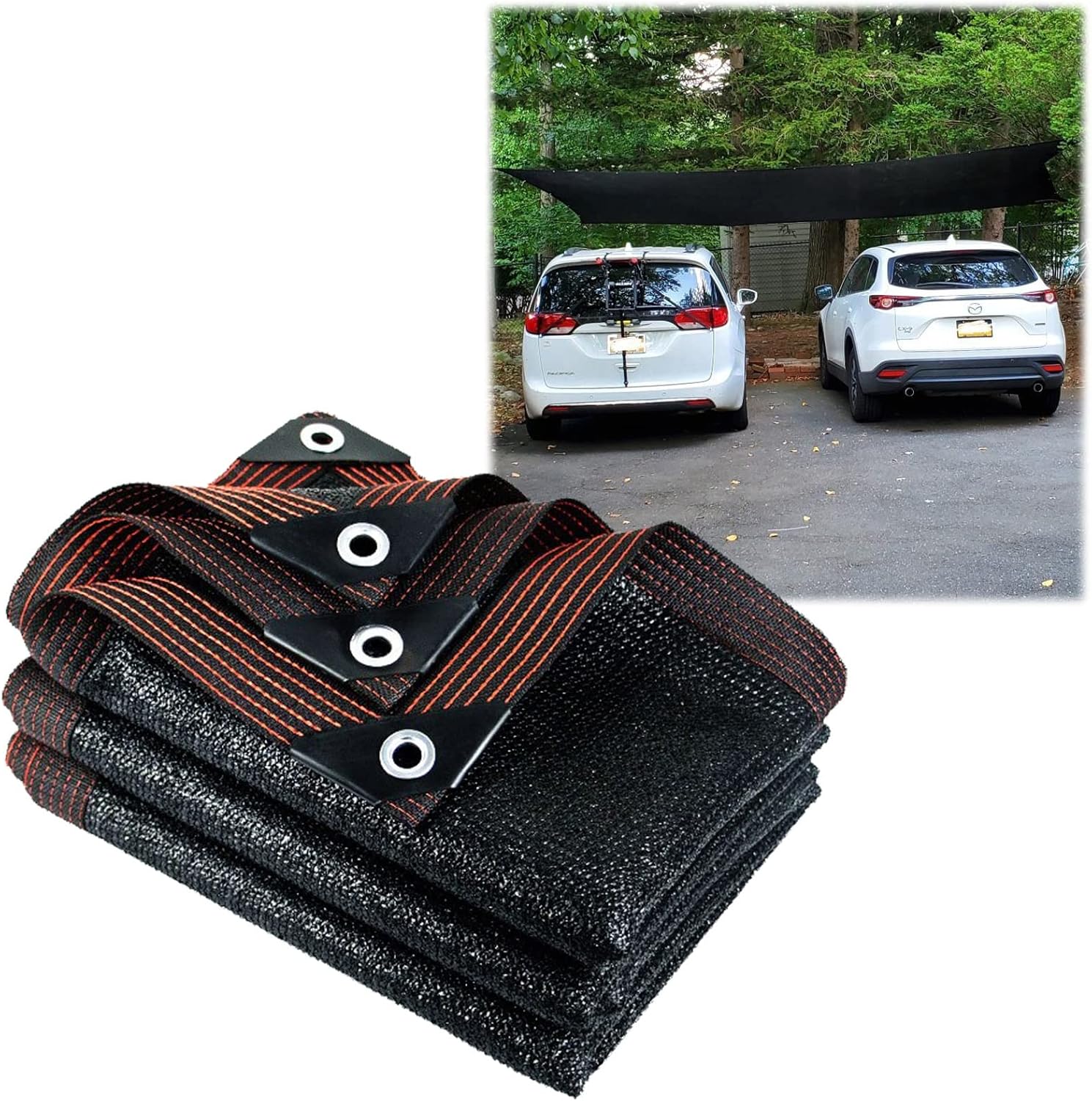 Outdoor Shade Cloth 90 Sunblock Shade Cloth with Grommets