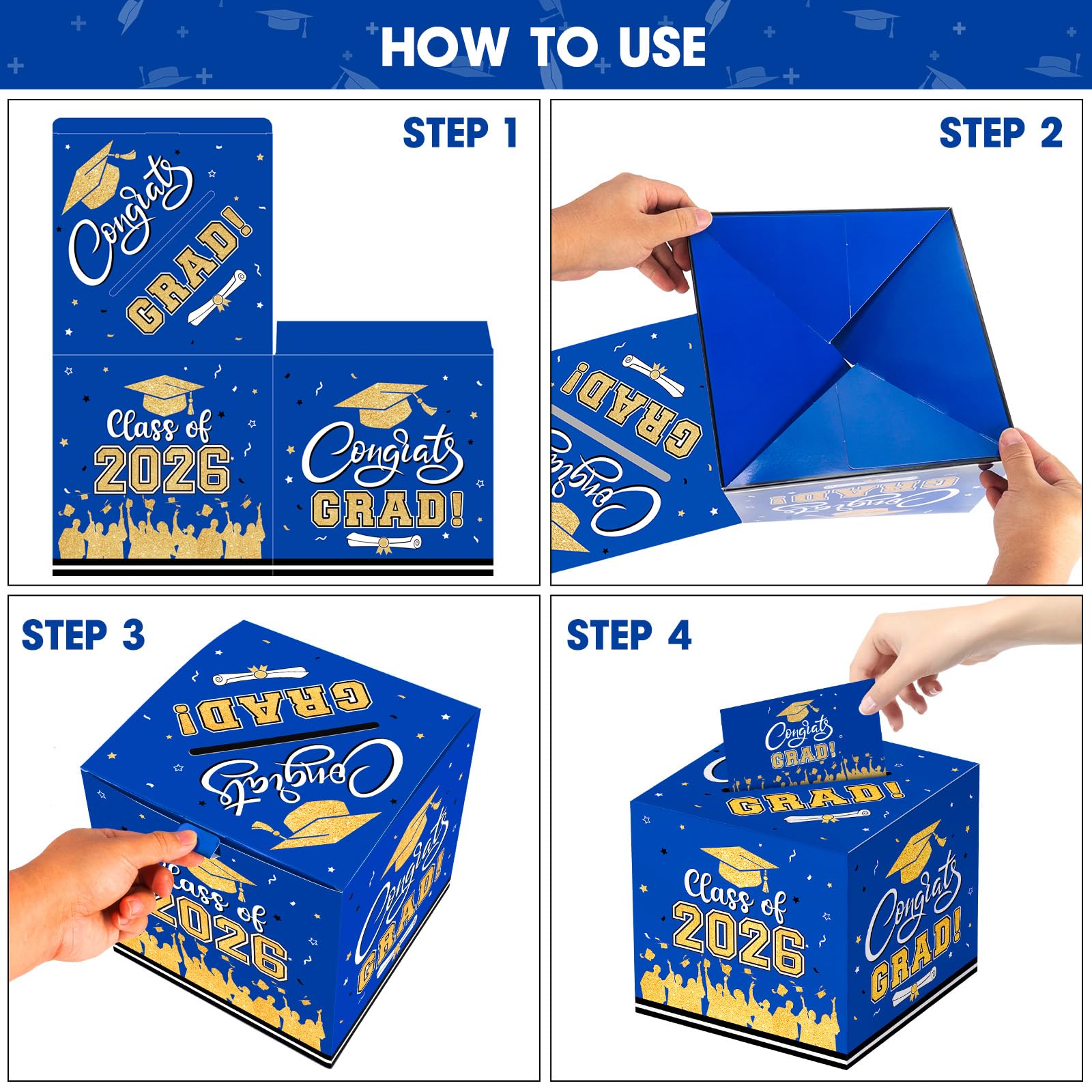 Amazon.co.jp: 卒業カードボックス 2026 - Congrats Grad Card Boxes