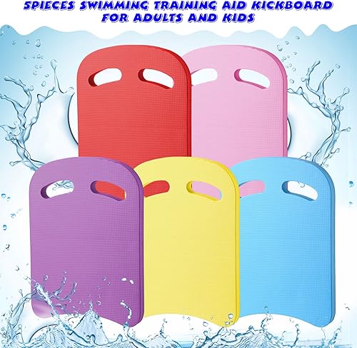 Miniatura 4 de Sosation 5 Pcs Swimming Kickboard Kids Swimming Training Kickboard Pool Aid Float Equipment for Kids Swim Beginner Exercise Accessories