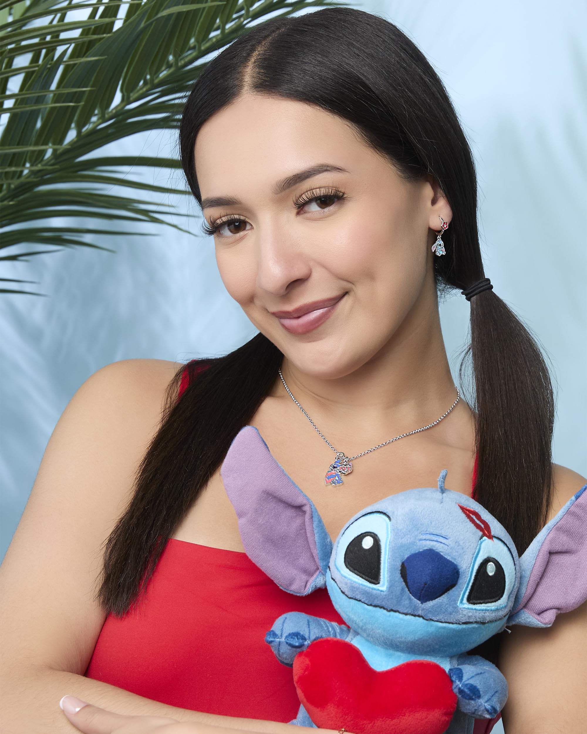 Disney Lilo & Stitch BFF Necklace Set of 2 16"+3" Official License, Best Friends Necklaces