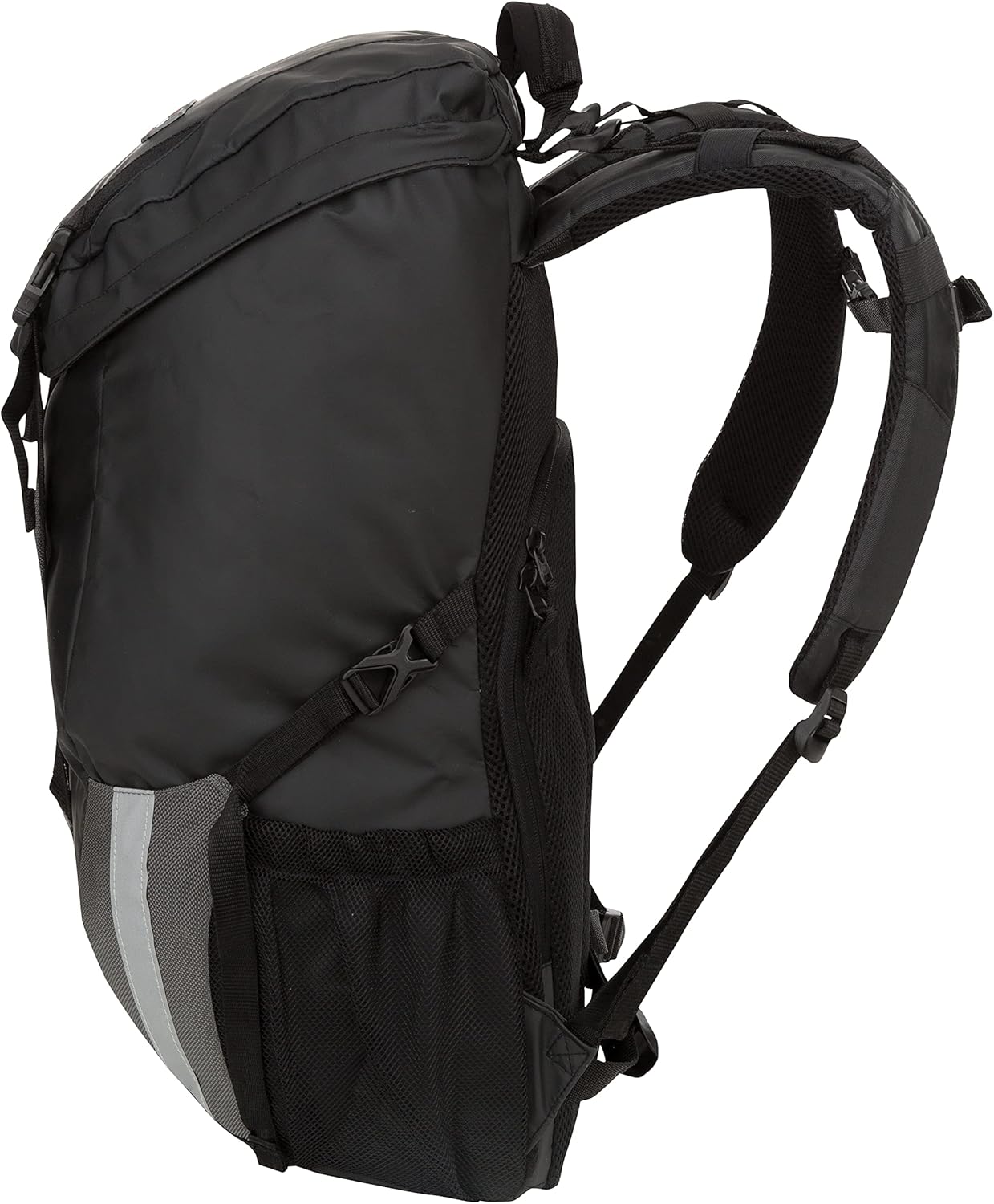 Fieldline Motorcycle All Weather Backpack, Black, Works with Backrest and Sissy Bar Large