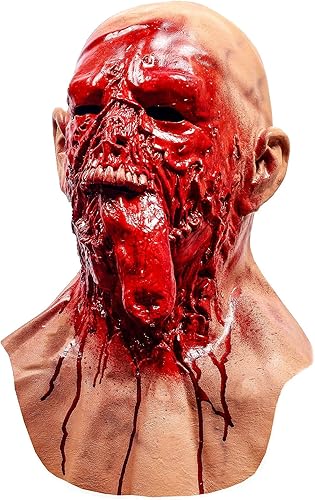 Miniatura 1 de LEKA NEIL Máscara de Halloween-Máscara de miedo-Máscara de zombie-Máscara de vampiro-Disfraz espeluznante de cadáver en la fiesta