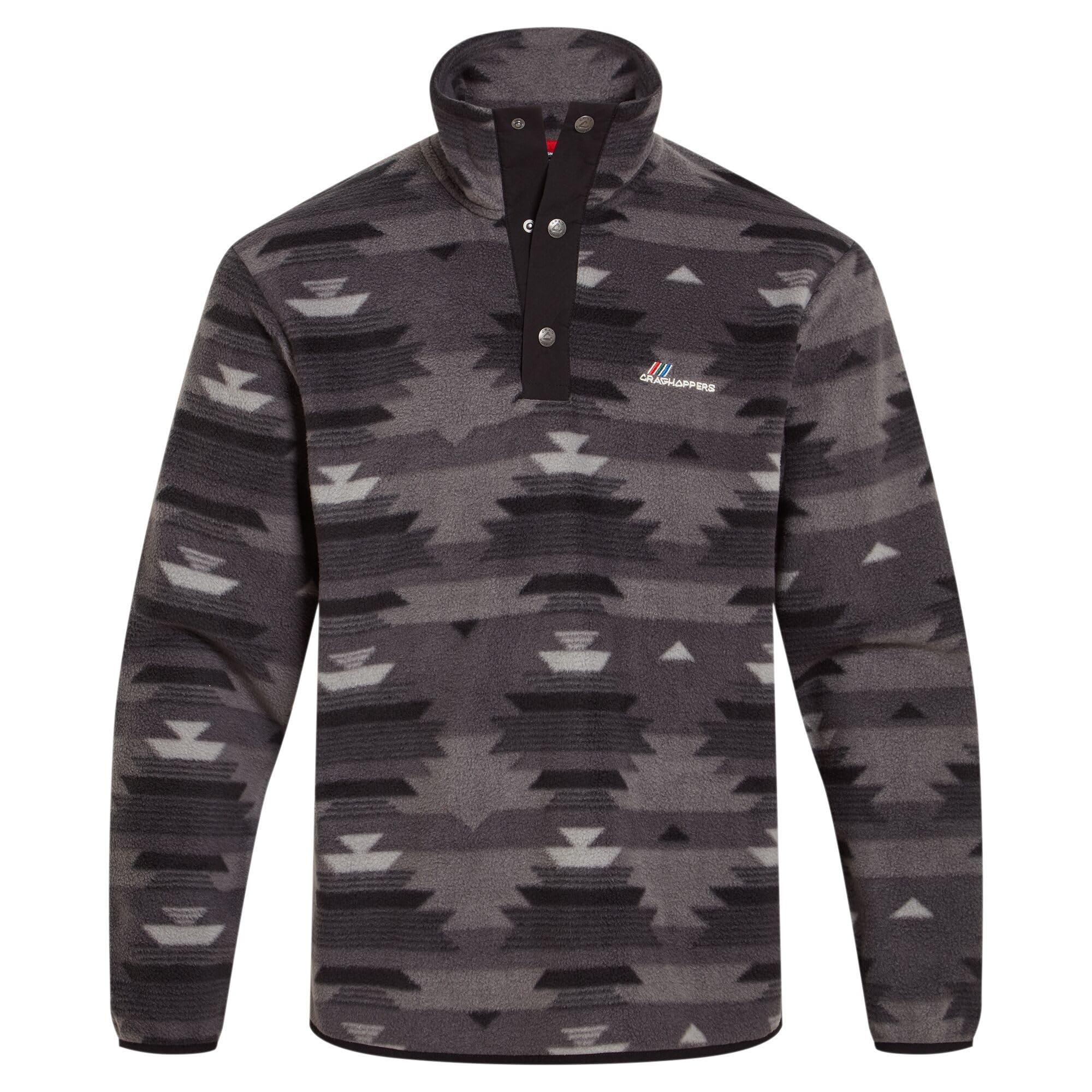 Craghoppers Men's Dark Iron Dewlish Insulated Overhead Fleece Top (Xxl) (Dark Iron)