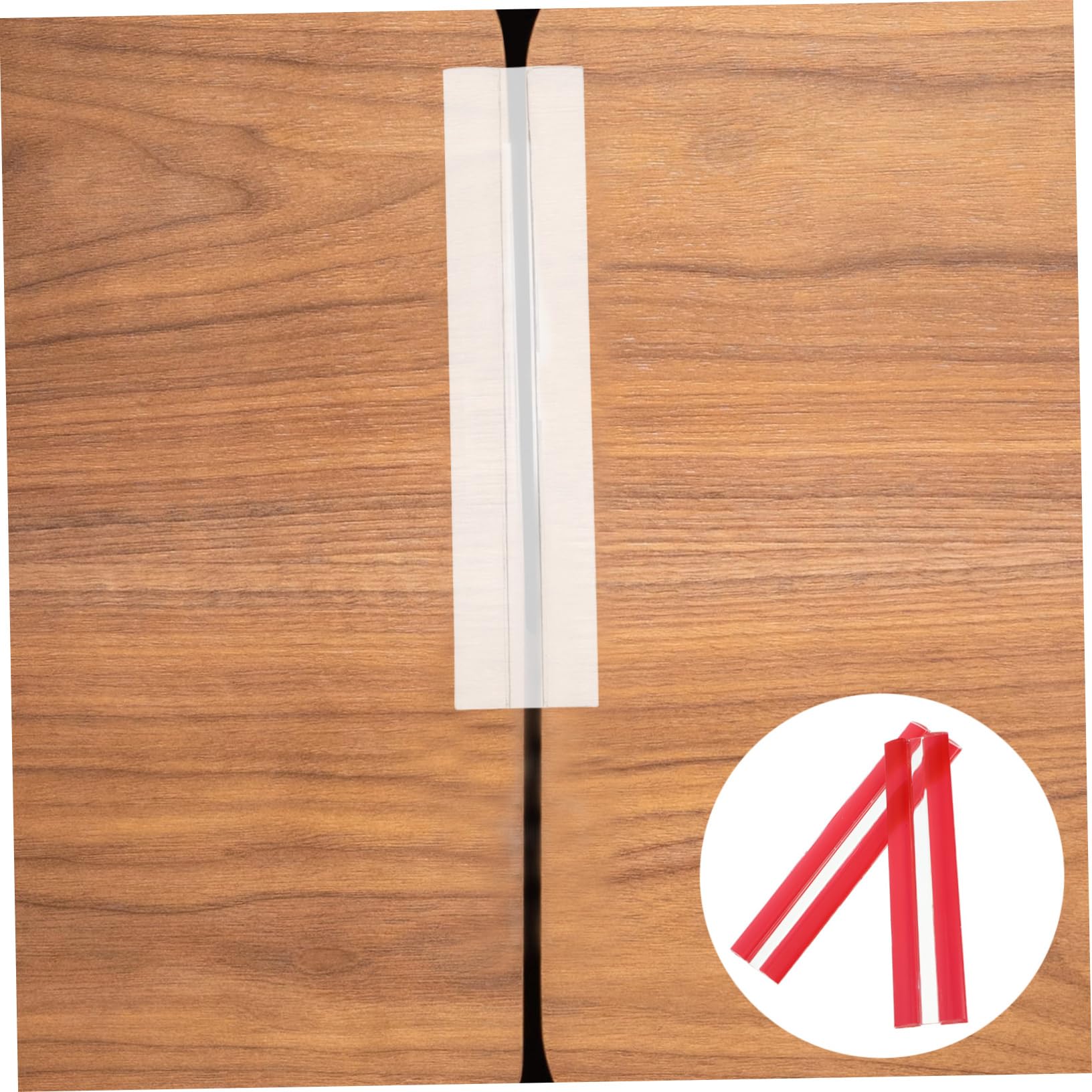 COOLHIYA 2pcs Self Adhesive Hinge DIY Boxes Hinges Fridge Door Hinges Flexible Hinges Furniture Hinge Display Stand Hinges Cabinet Hinge Transparent Hinges Table Hinge Red Acrylic