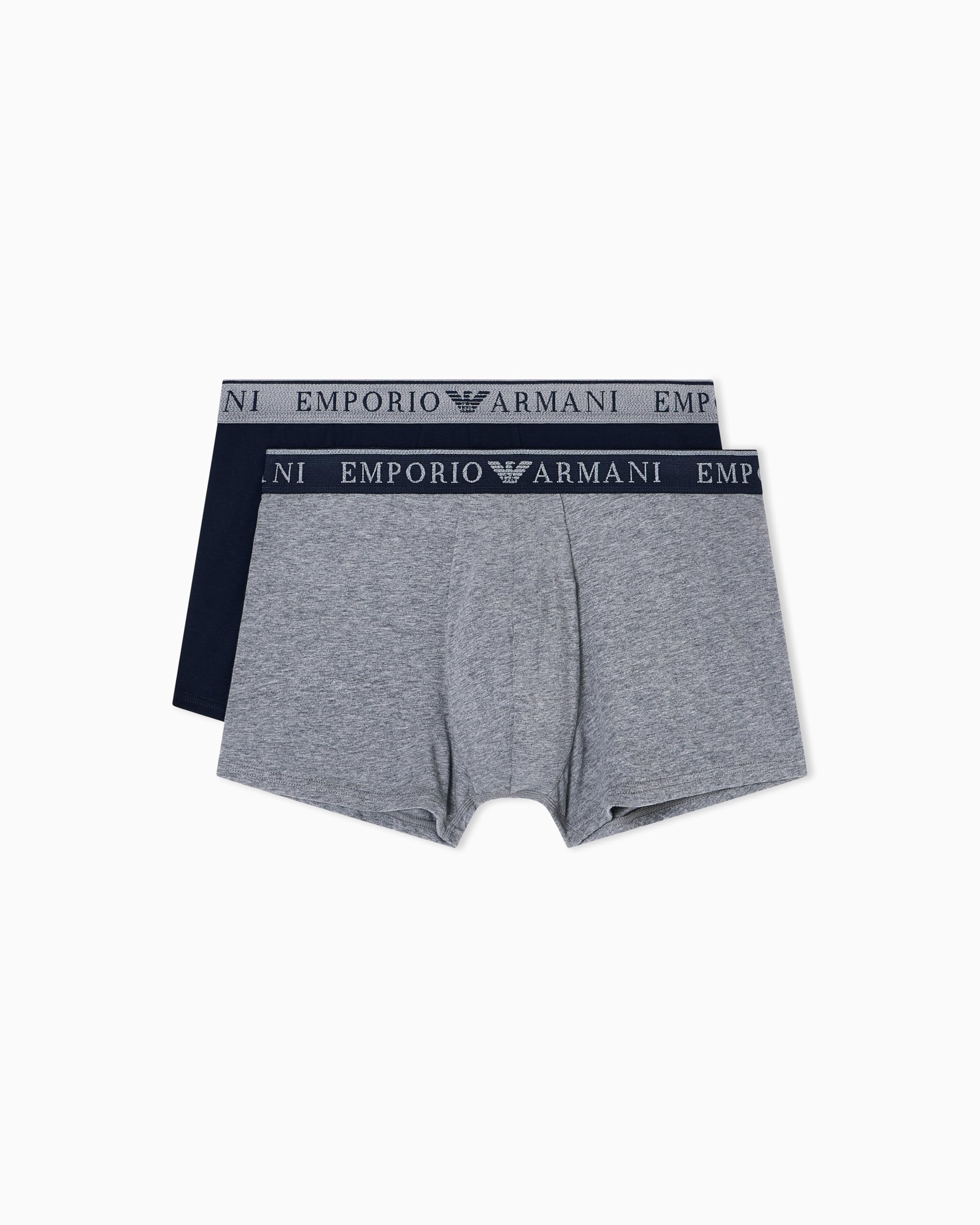 Emporio Armani Man's Endurance 2-Pack Trunk Blue L