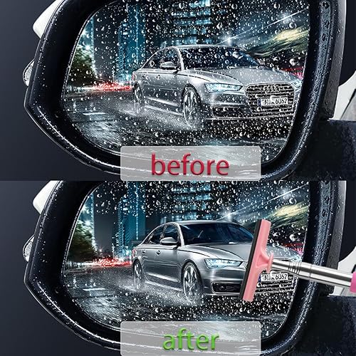 Miniatura 4 de Escobilla retráctil para espejo retrovisor de automóvil, limpiador de agua telescópico de barra larga para limpiacristales de automóvil, herramienta