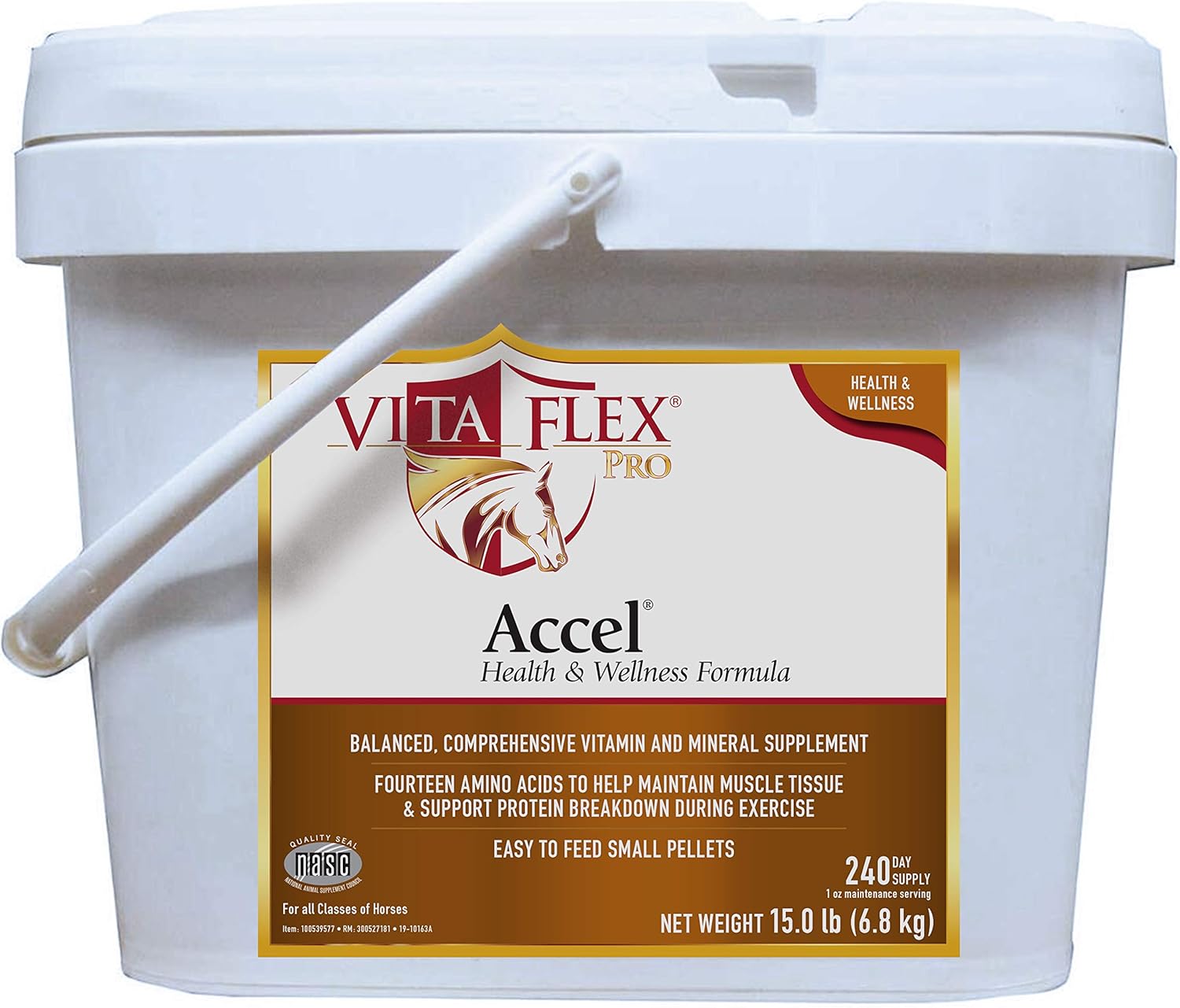 Farnam Vita Flex Pro Accel Health & Wellness Formula, 15 Pound : Pet Supplies
