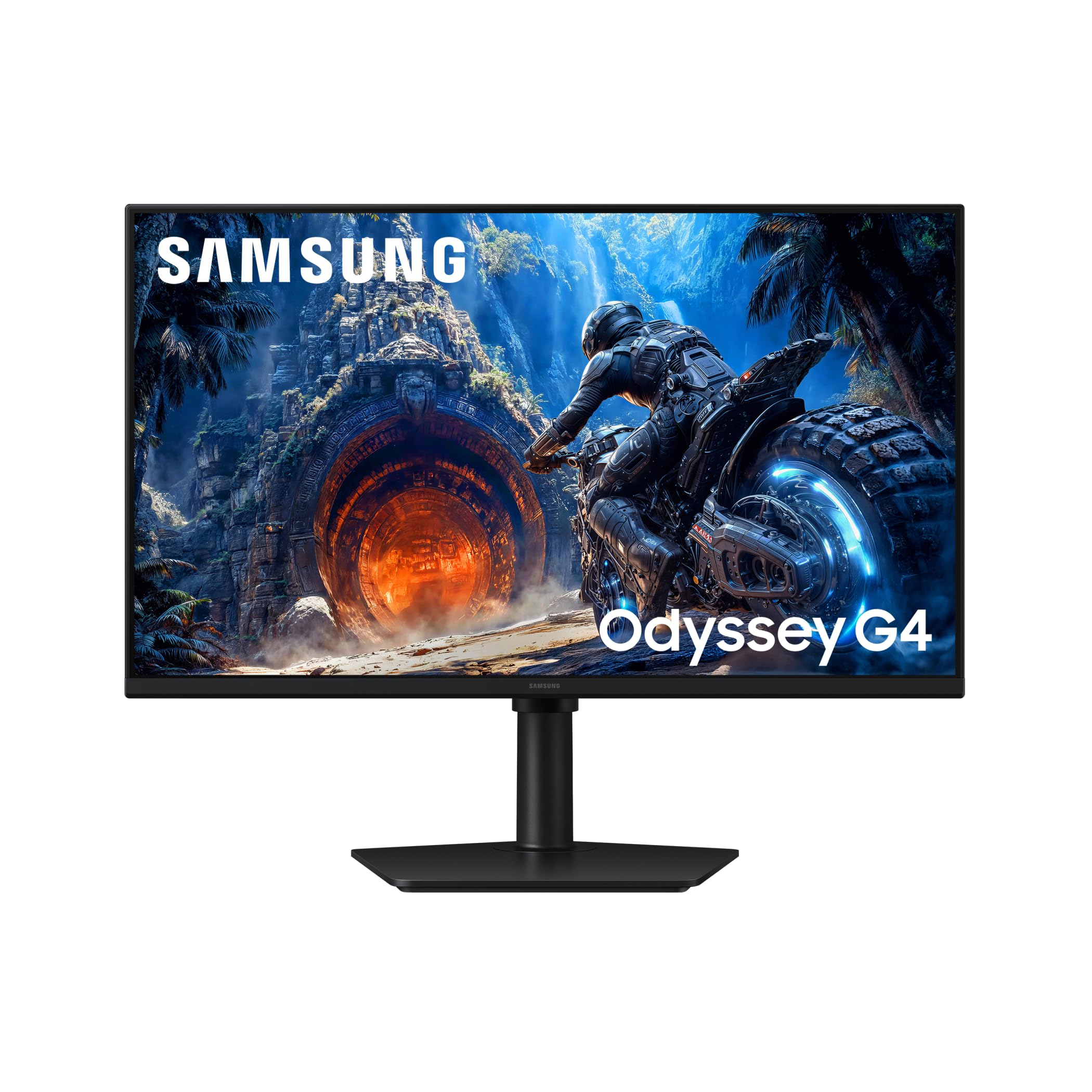 Samsung Écran Gaming Odyssey OLED G40H 27", Dalle Fast IPS, FHD 300Hz, 1ms, Luminosité Améliorée avec HDR10, Écran Plat, Pied Ajustable en Hauteur, Inclinable, Pivotable, HDMI 2.0, LS27HG402EUXEN