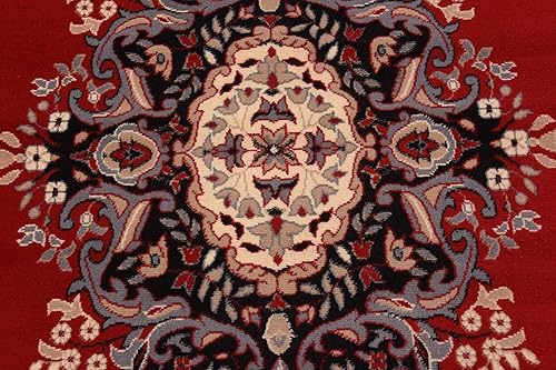 Vista 357 de Unique Loom Reza Collection- Alfombra, Polipropileno, Marrón Marrón/ marfil