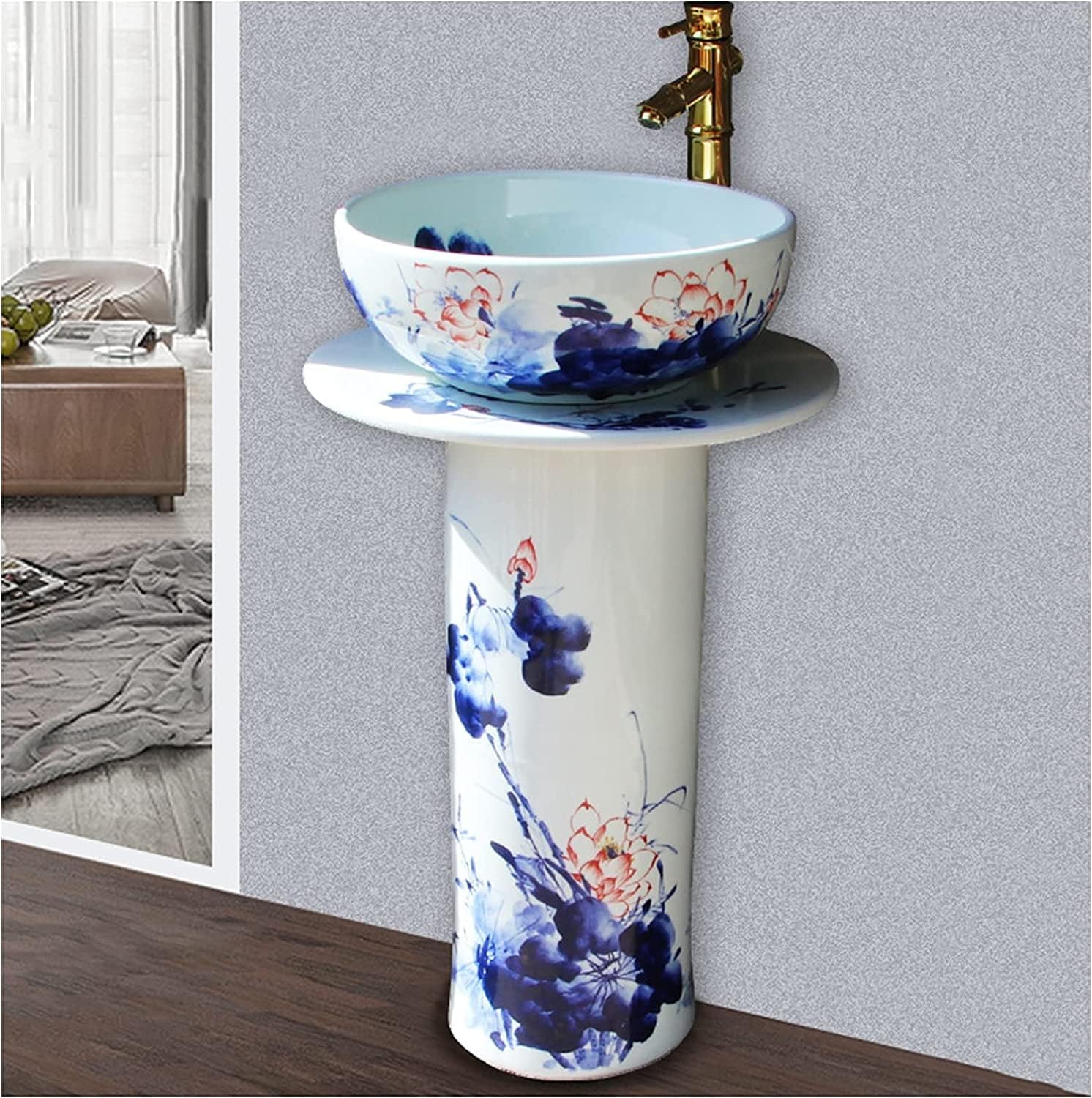 Freestanding Pedestal Sink Hotel Bathroom Art Sink Philippines Ubuy