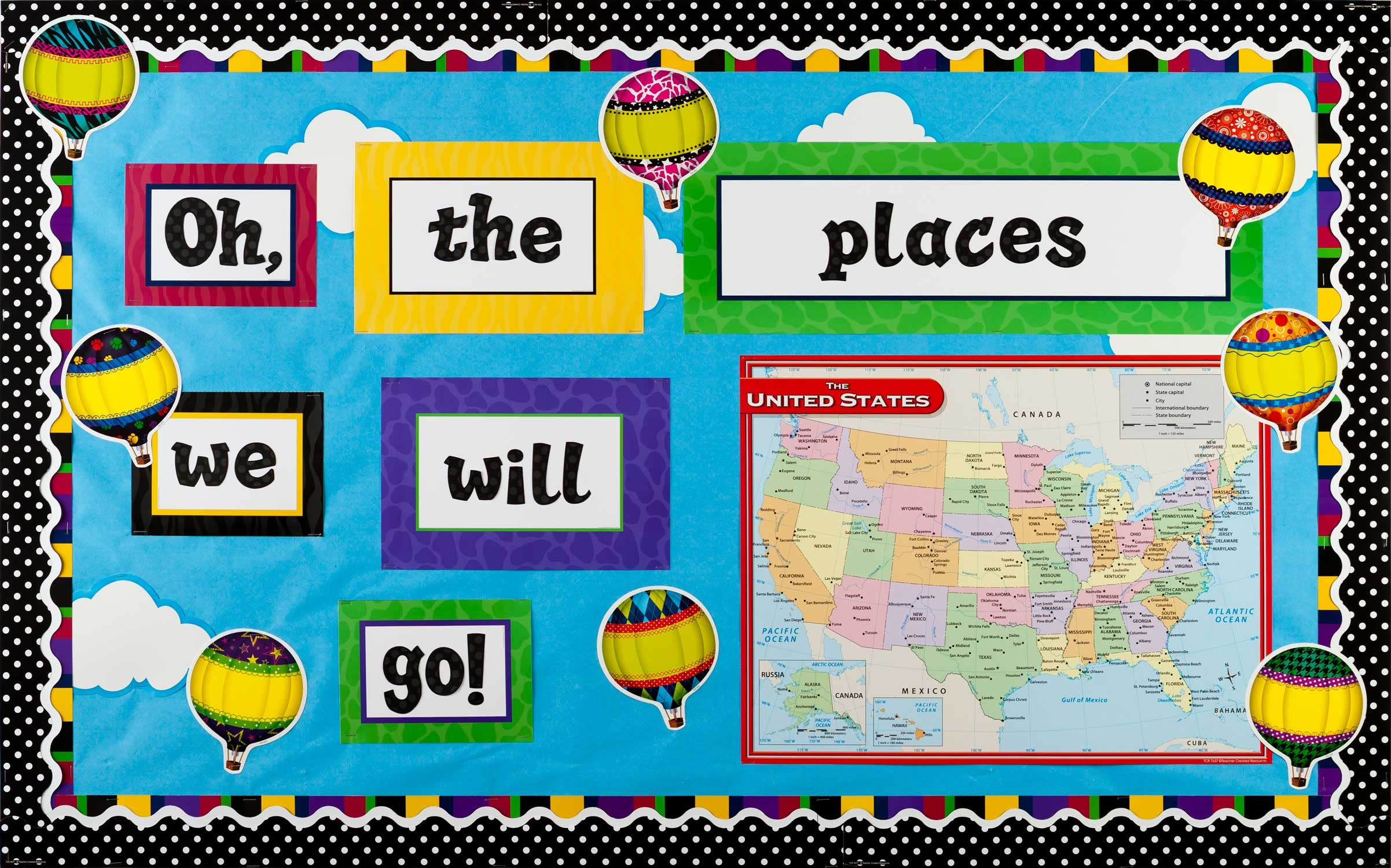 Amazon.com: Teacher Created Resources Hot Air Balloons Accents (5295) :  Toys & Games
