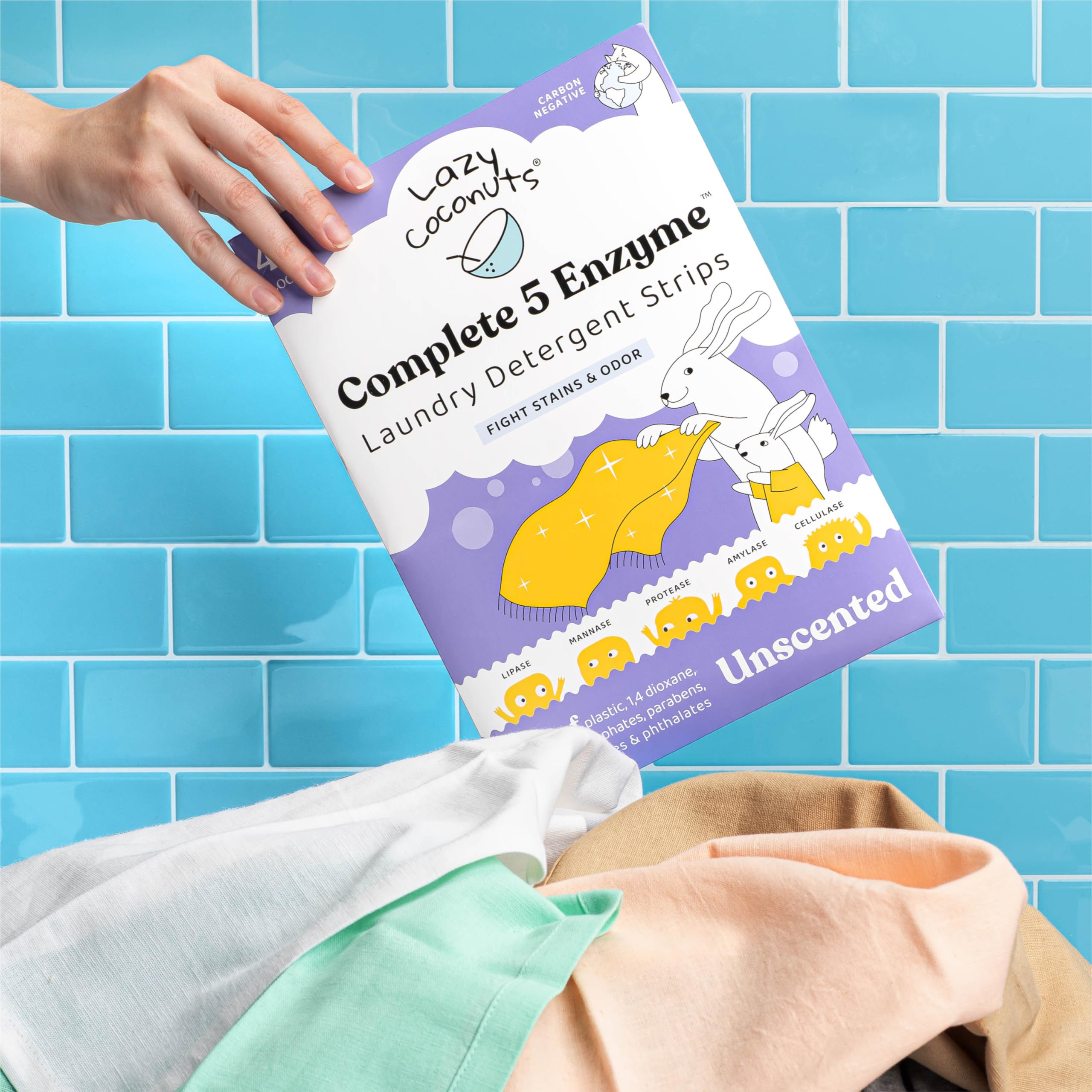 Amazon.com: Lazy Coconuts Complete 5 Enzyme Laundry Detergent
