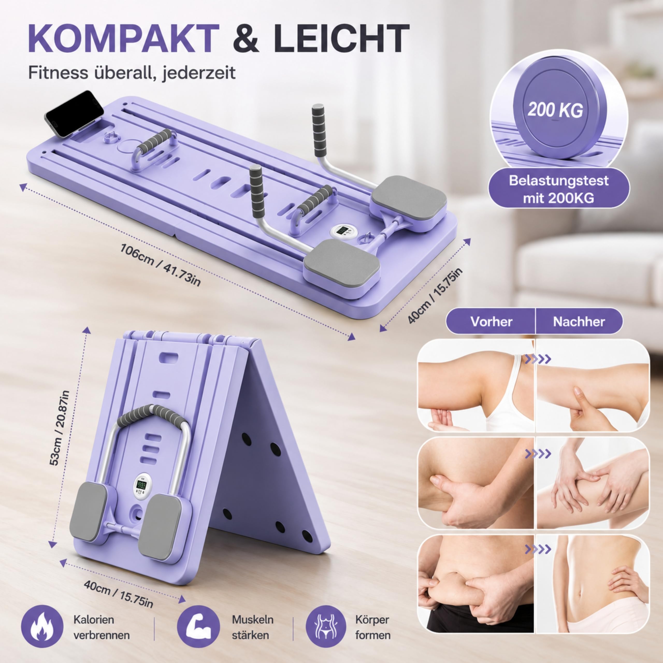Skay Pilates Reformer Set für Zuhause