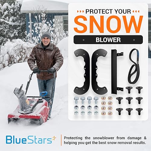 Miniatura 2 de BlueStars 99-9313 Paletas de goma 133-5585 Hoja raspadora 121-6622 Correa de transmisión y kits de hardware - para 210 221 421QE 421QR 621E 621QZE