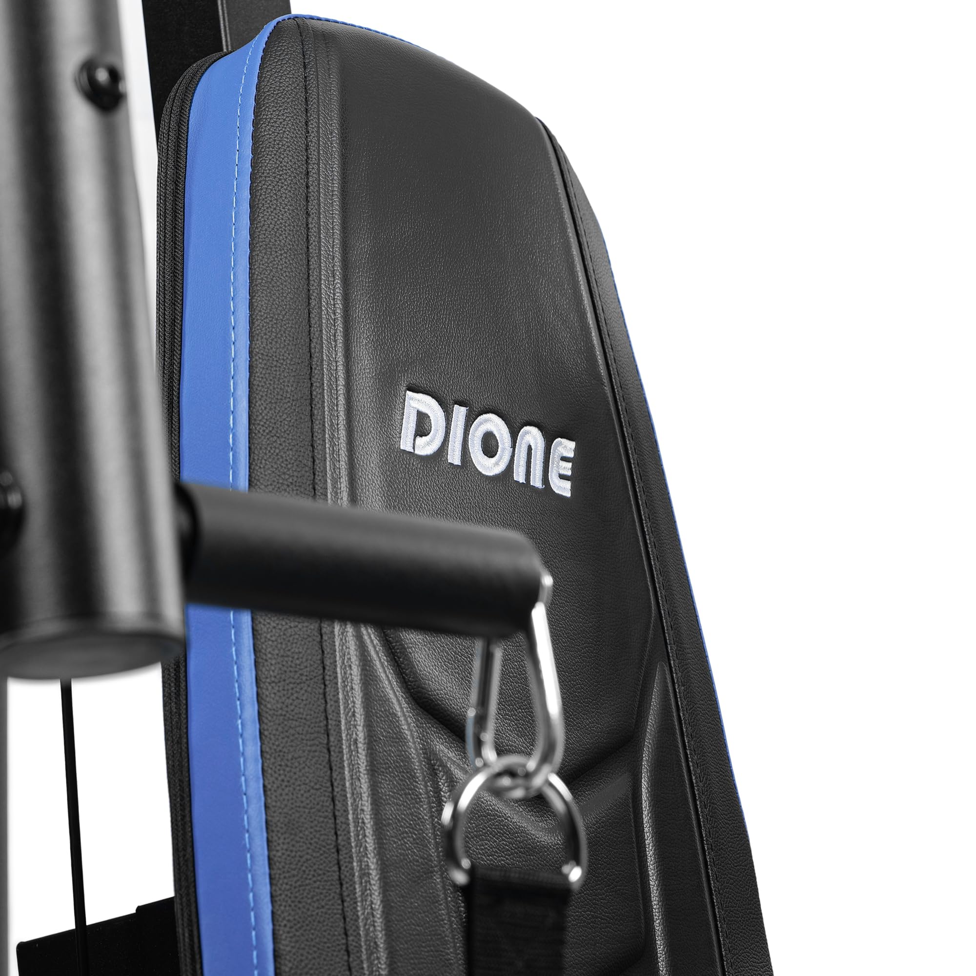 DIONE HG6 - Station de fitness - Home gym - Station de musculation - Avec presse à jambes - Bloc de poids de 80 kg - Coussin d'assise de luxe