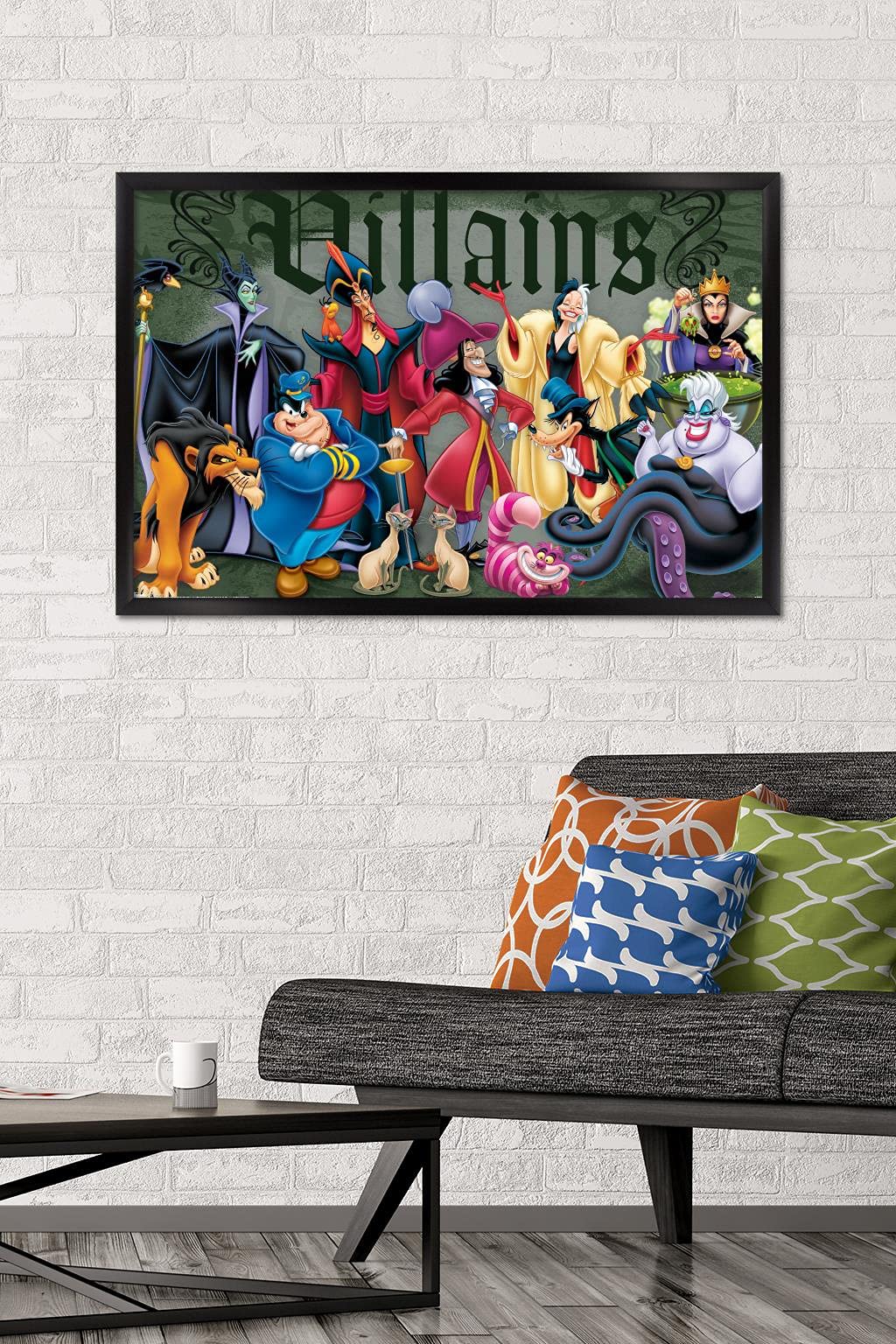 Amazon.com: Trends International Disney VIllains - Group Pose Wall