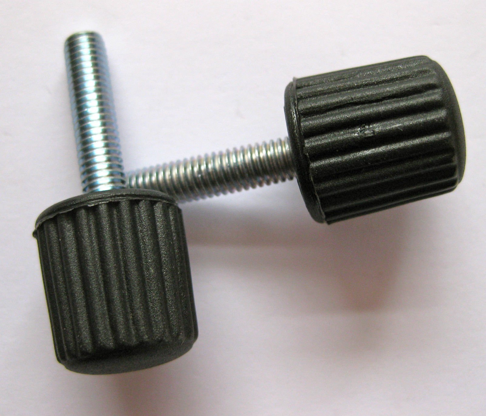 2 X Thumbscrew knobs Male M4 M5 M6 Knurled Camera tv jig Computer Saw Drill, M5 x 20mm Long Thread