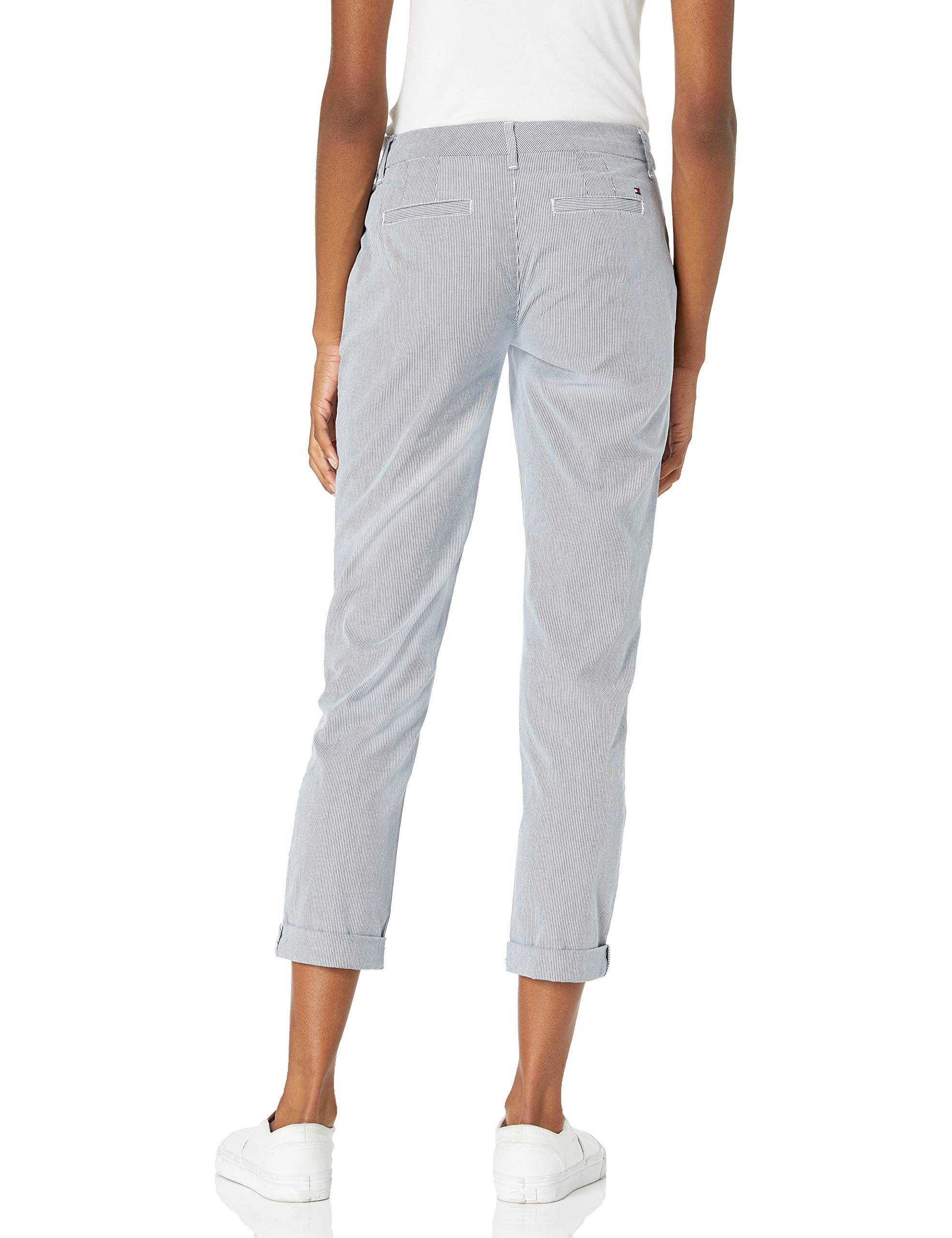 Tommy Hilfiger Damskie spodnie typu chino Hampton Solid Casual