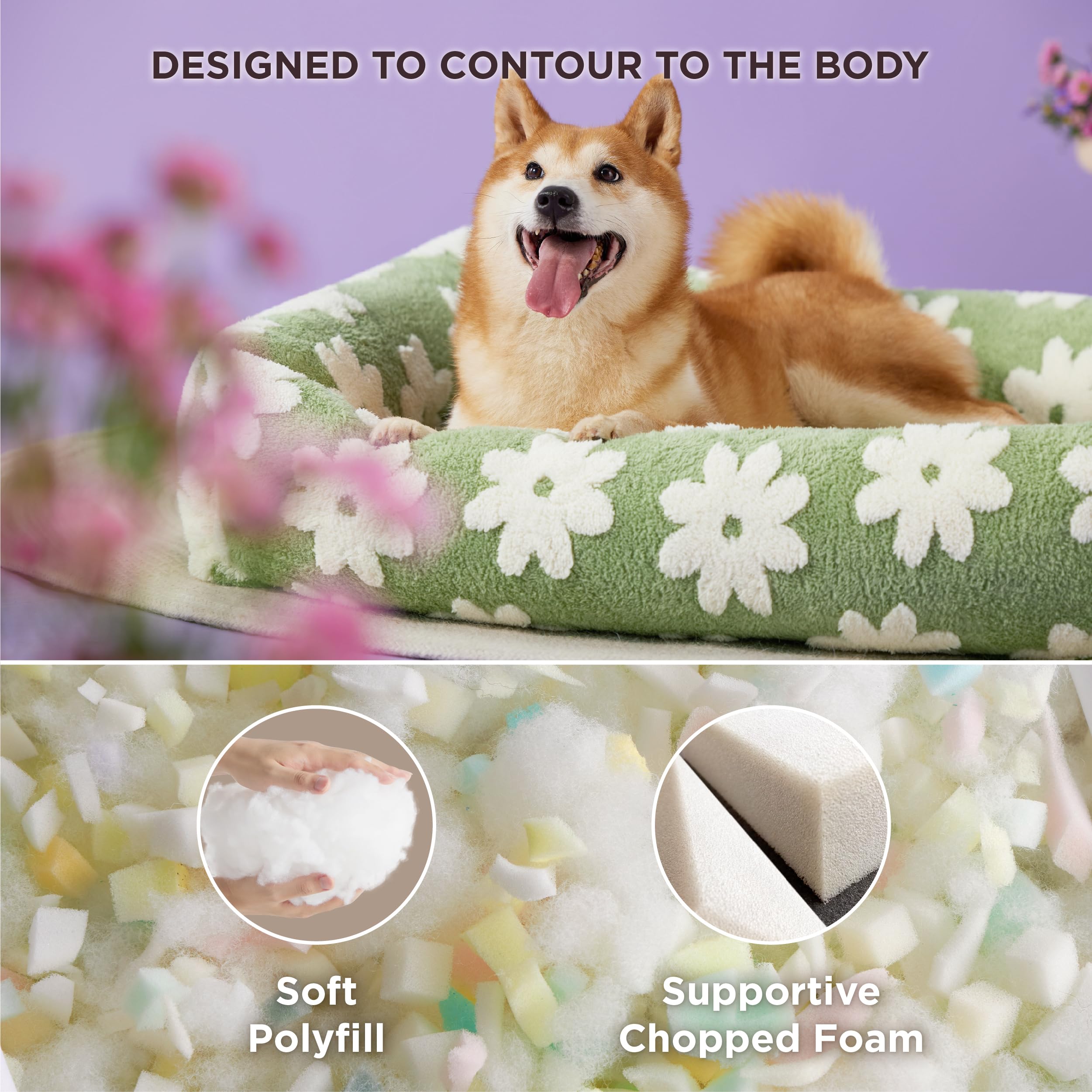 Soul Dog Amazon.com : Lesure Cute Dog Bed for Large Dogs - Washable