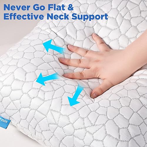 Miniatura 3 de SUPA MODERN Cooling Cervical Pillows Queen Size 2 and Cooling Fiber Pillowcases Queen Size 2