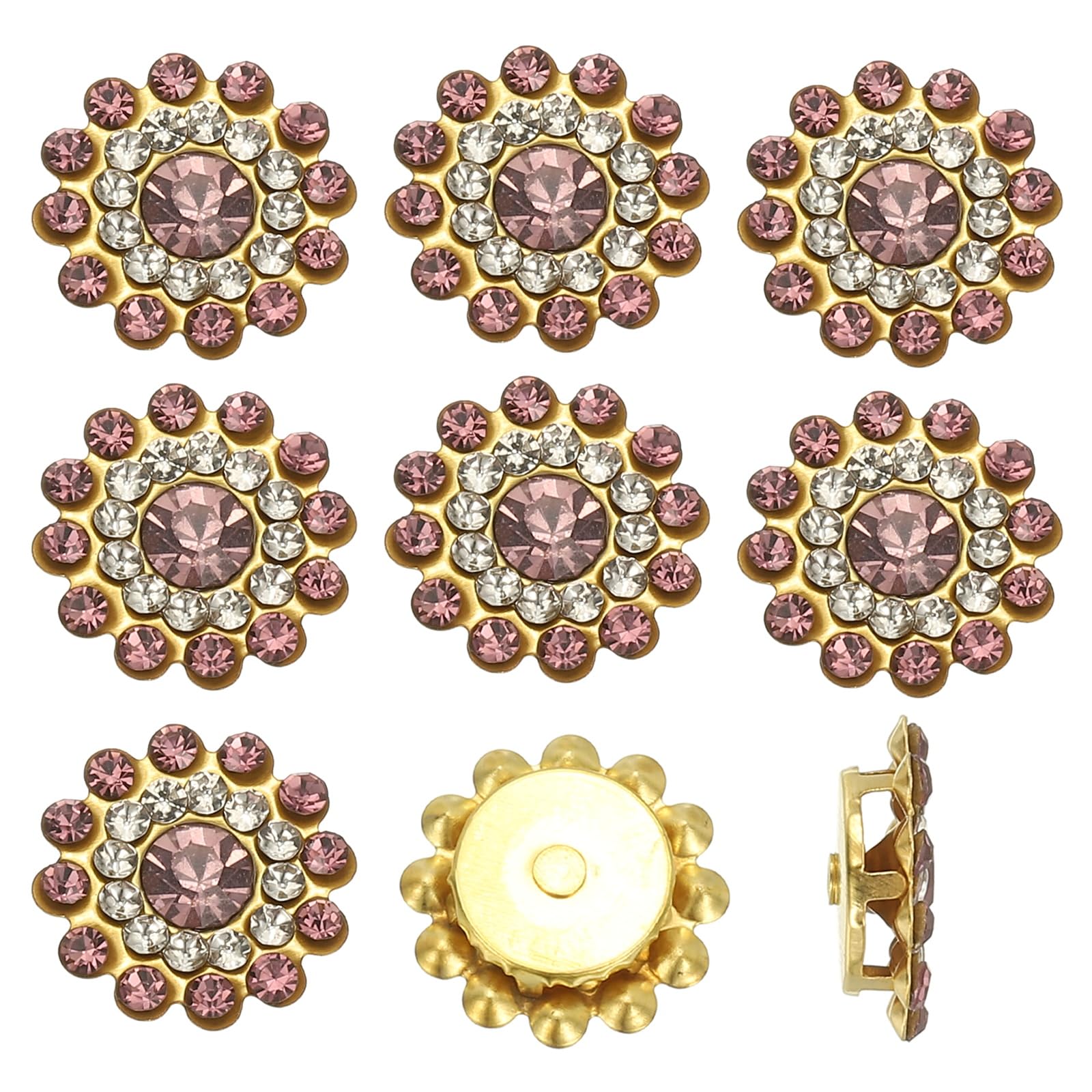PATIKIL 50 Pcs Sew on Rhinestones