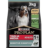 Purina Pro Plan Medium Adult Optidigest Cane Crocchette, 4 Sacchi da 3 kg