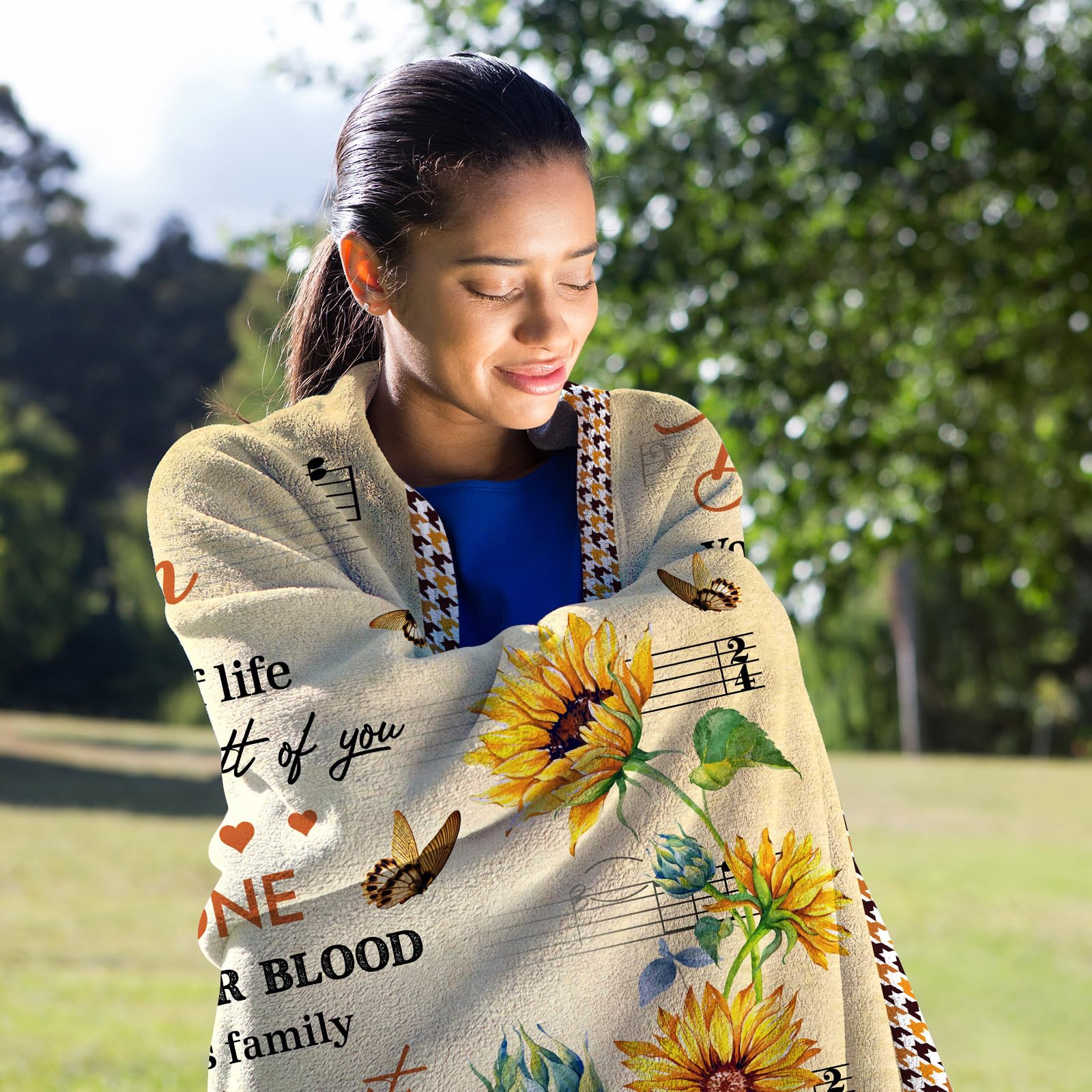 puekrtoa Bonus Mom Blanket 60"X50", Stepmom Gift, Gifts for Bonus Mom/Stepmom from Daughter, Best Bonus Moms Birthday Retirement Gift