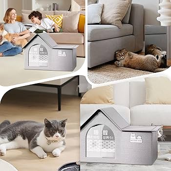 Amazon | ペットハウス エアコン猫ハウス 冷却犬ハウス ペット冷却