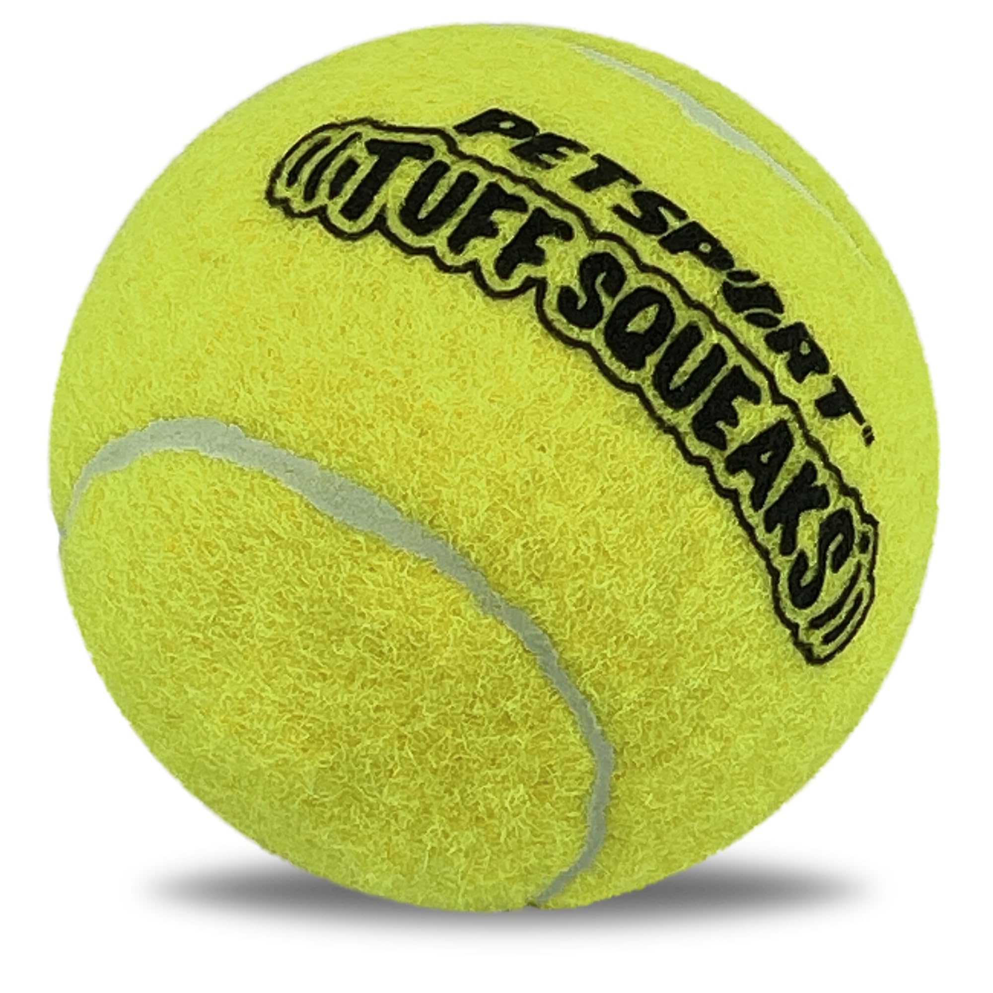 PetSport Squeak Yellow Tennis Ball Dog Toys | 3 Pack Medium (2.5