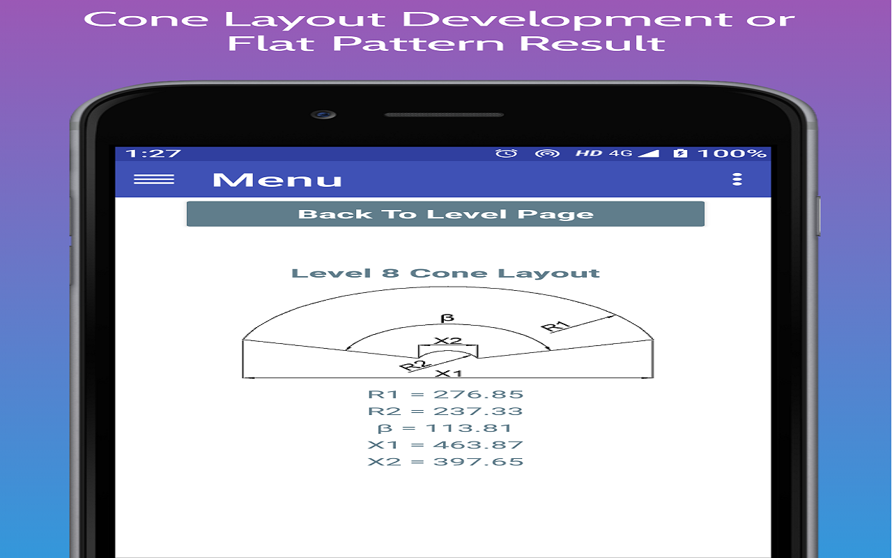 Cones Calculators App on the Amazon Appstore