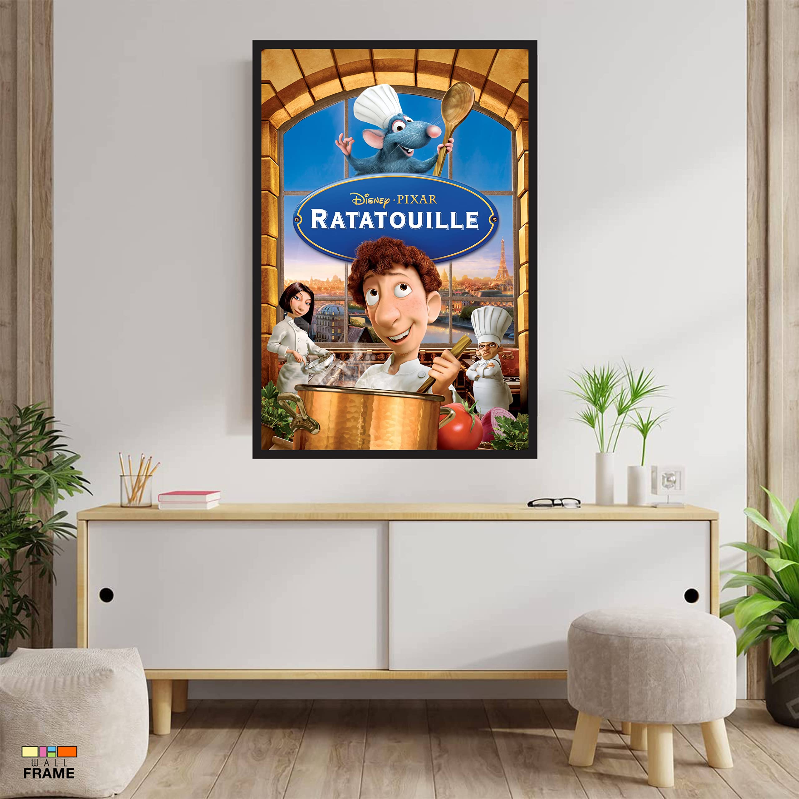 その他 Topps PixarGold Ratatouille WallArt /100 Quadro Pôster Filme Ratatouille M1 60x90 | Amazon.com.br