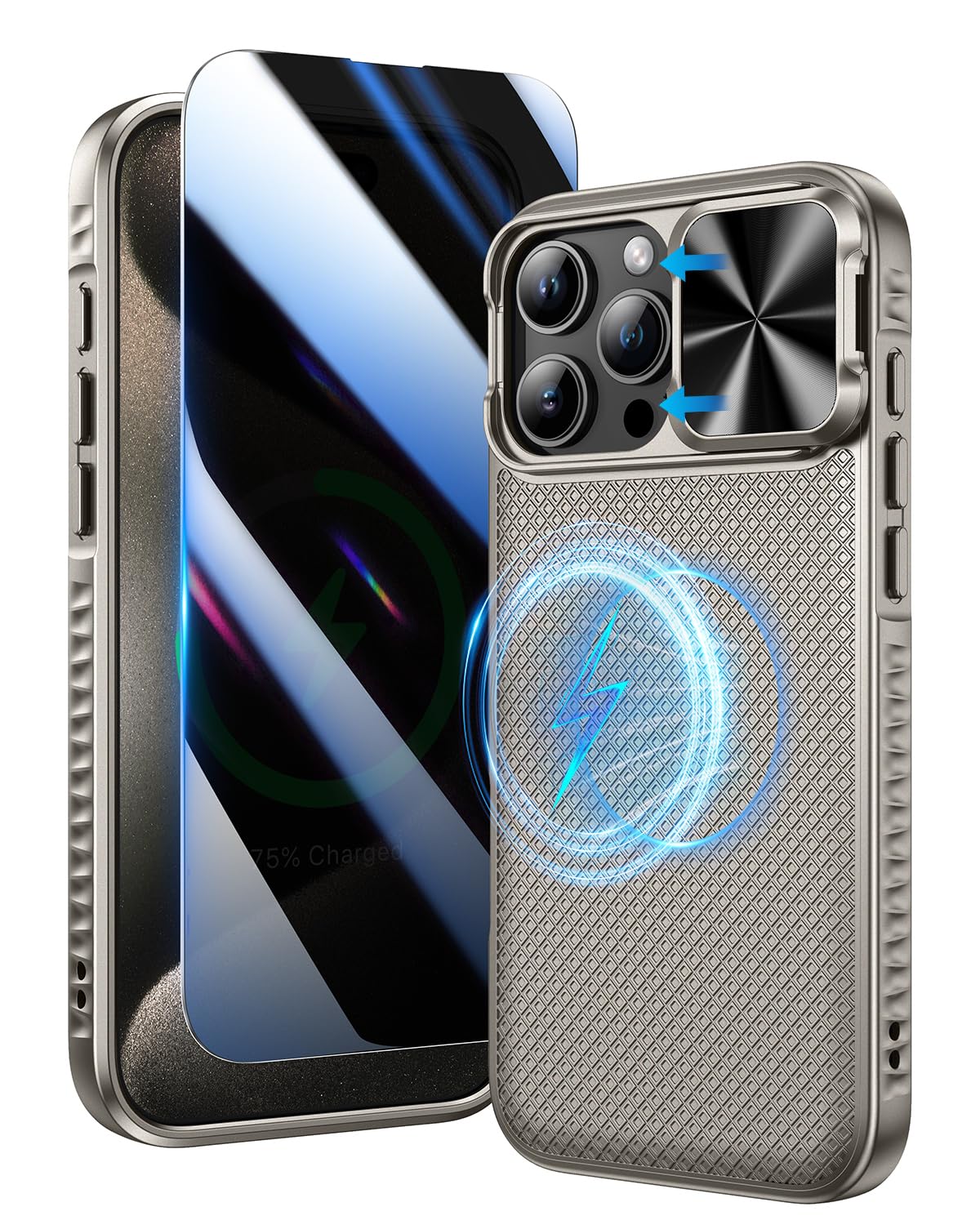 Custodia IPhone 16 Pro Max Con Protezione Schermo Integrata: Robusta, MagSafe E Grado Militare! - 4