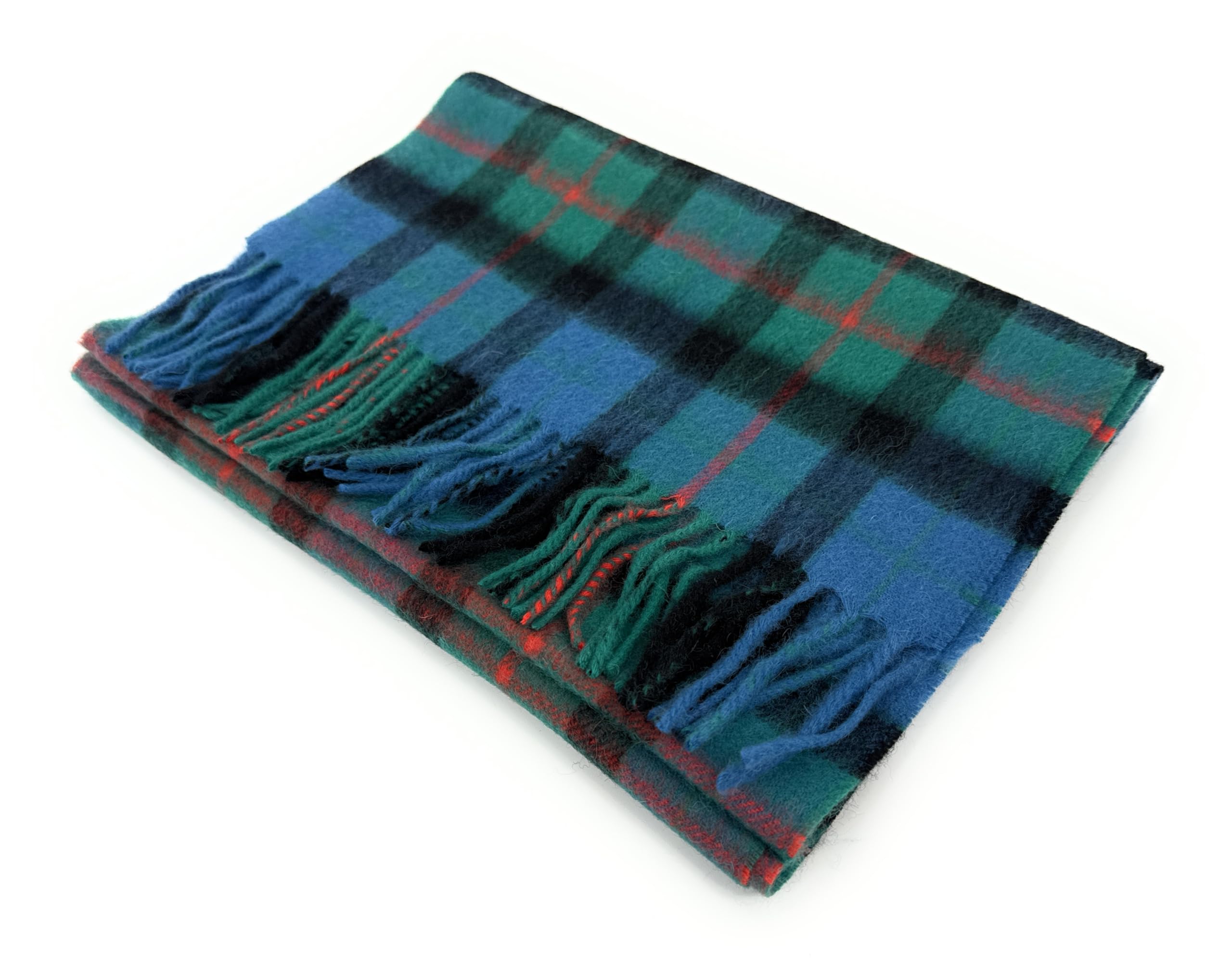 Tartan Tweeds Unisex Gunn Ancient 100% Soft Lambswool Clan Tartan Scarf 30Cm X 180Cm (Gunn Ancient)