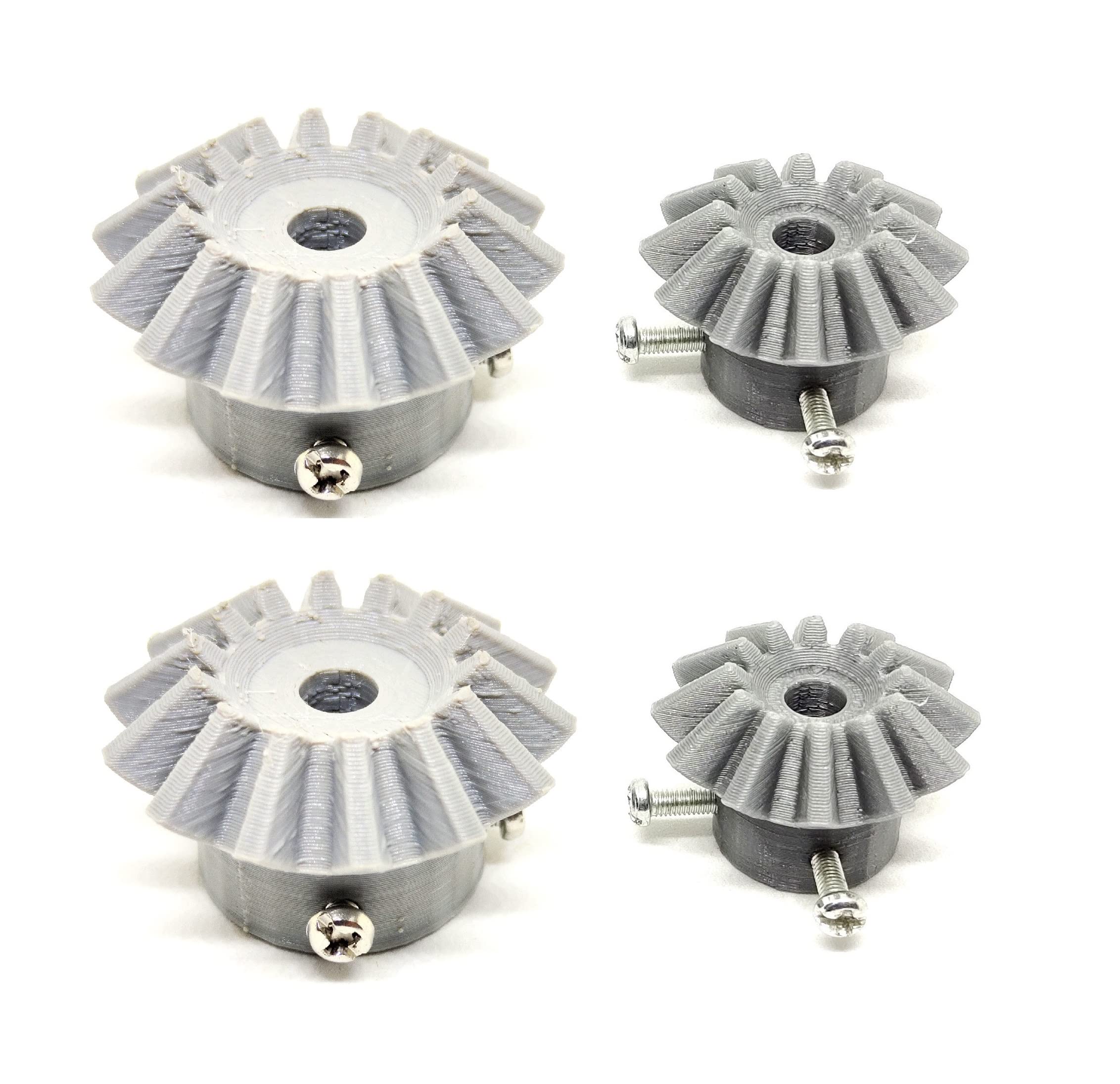 INVENTO 2pcs 3D Printed Plastic Bevel Gear 12 Teeth (33mm dia) + 14 Teeth (38mm dia), 10mm Width, 5mm hole, 2.5 Module for DIY Projects (B09QZT784K) Amazon Price History, Amazon Price Tracker