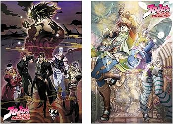 JOJO's Bizarre Adventure B2ポスターセット Amazon.com: JoJo's Bizarre Adventure - 2 Piece Anime TV Show