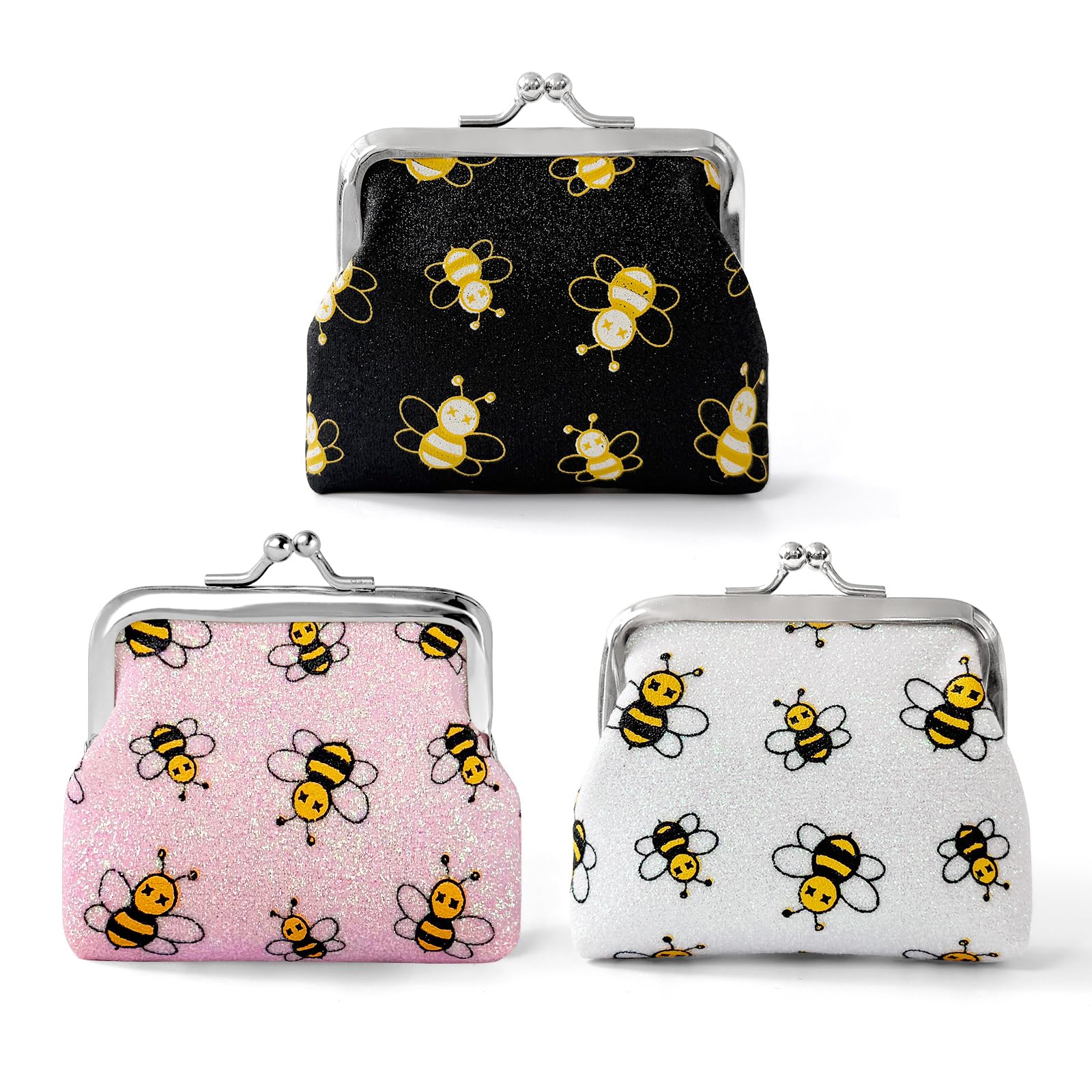 Kiss-lock Coin Purse for Girls Women Mini Change Purses Kids Cute Small Coin Pouch Tiny Coin Wallet Key Holder
