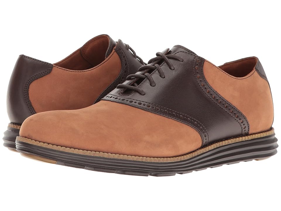 

Cole Haan Original Grand Saddle II (Woodbury Leather/Dark Roast) Men's Shoes