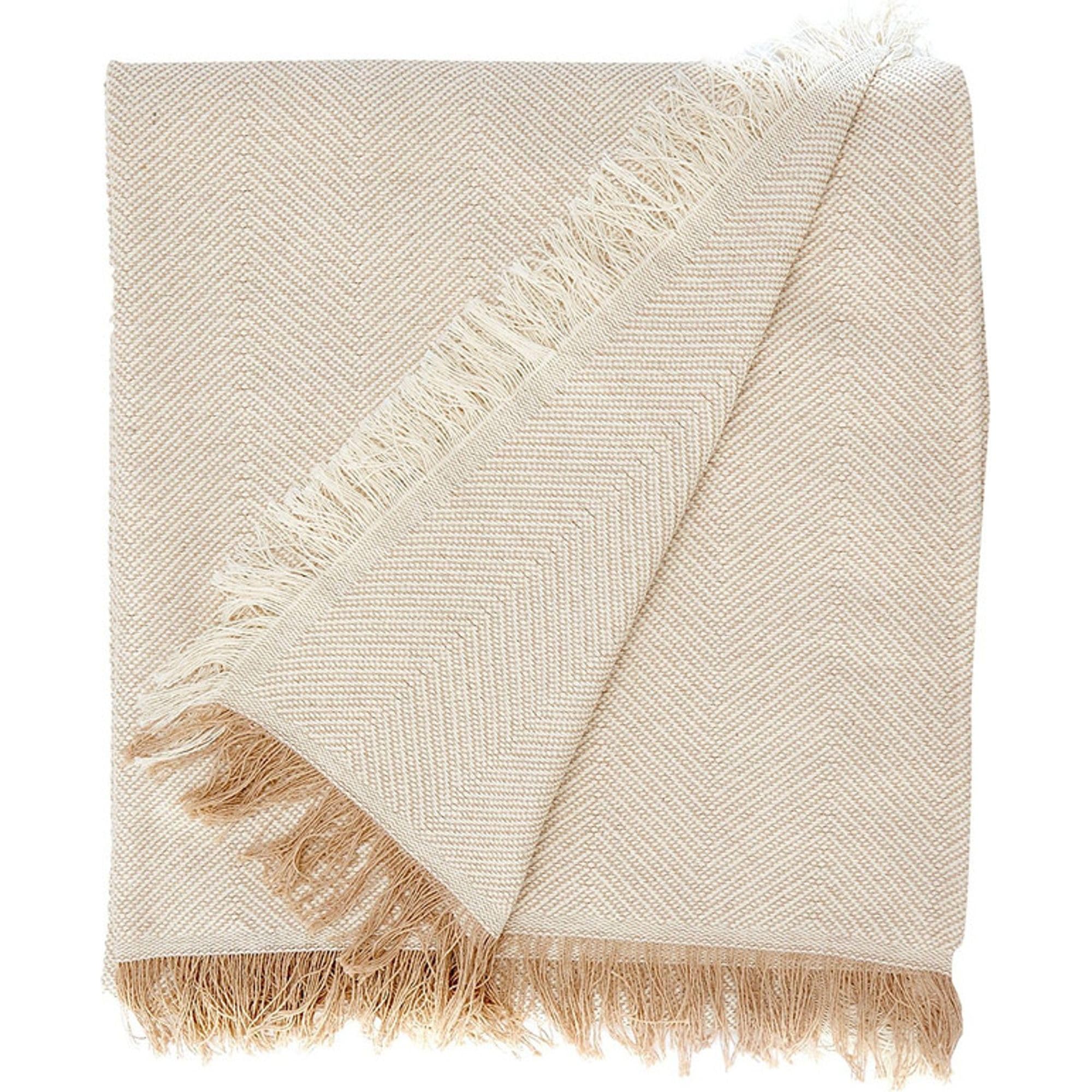 ECOMMERC3 Couvre-lit Multifonction Taille 300 x 260 cm pour canapé ou lit - Foulard Multifonction Toucher Extra Doux, Couleur Beige