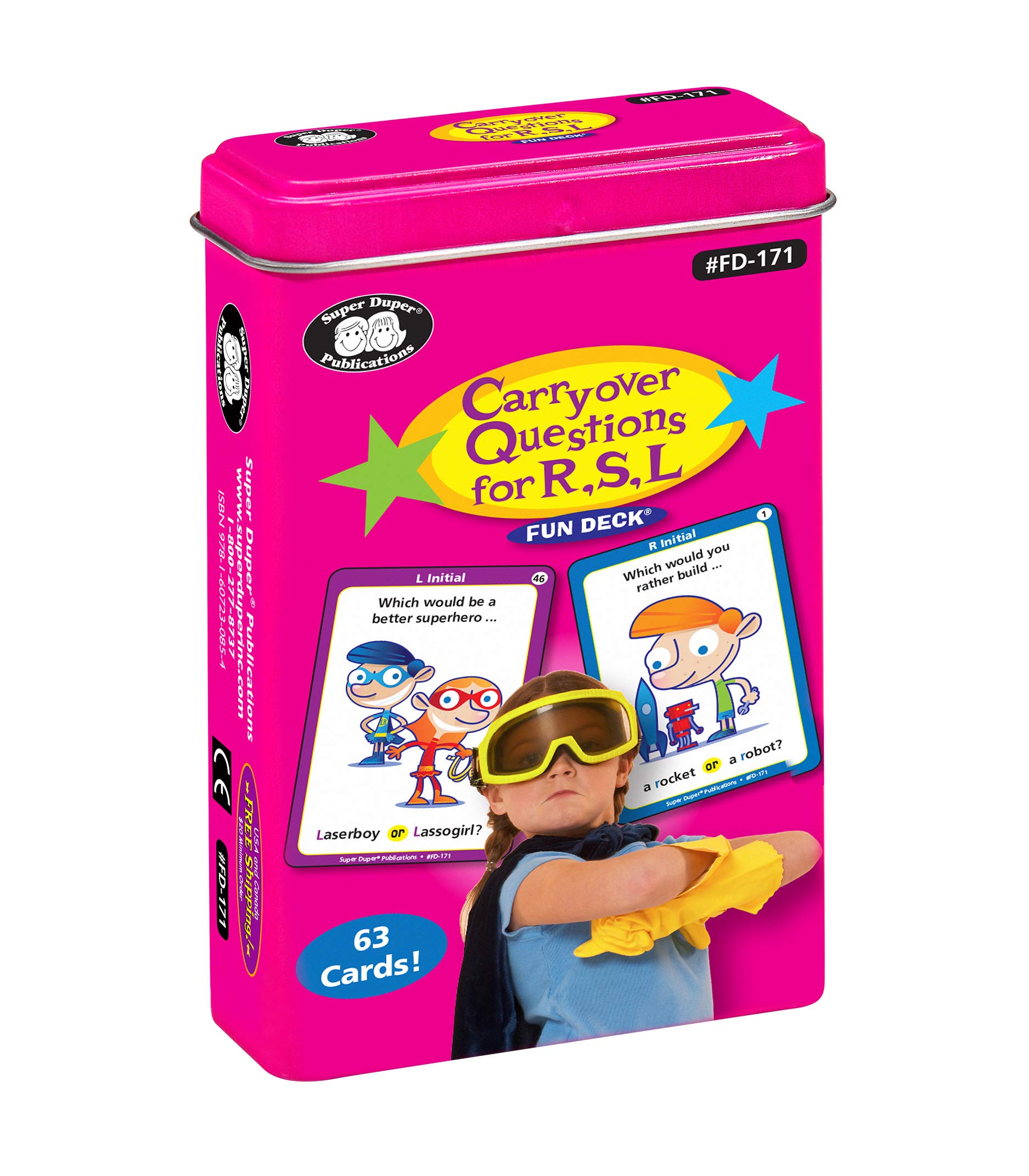 Carryover Questions for R, S, L Fun Deck Flash Cards | Educational Learning Resource for Children