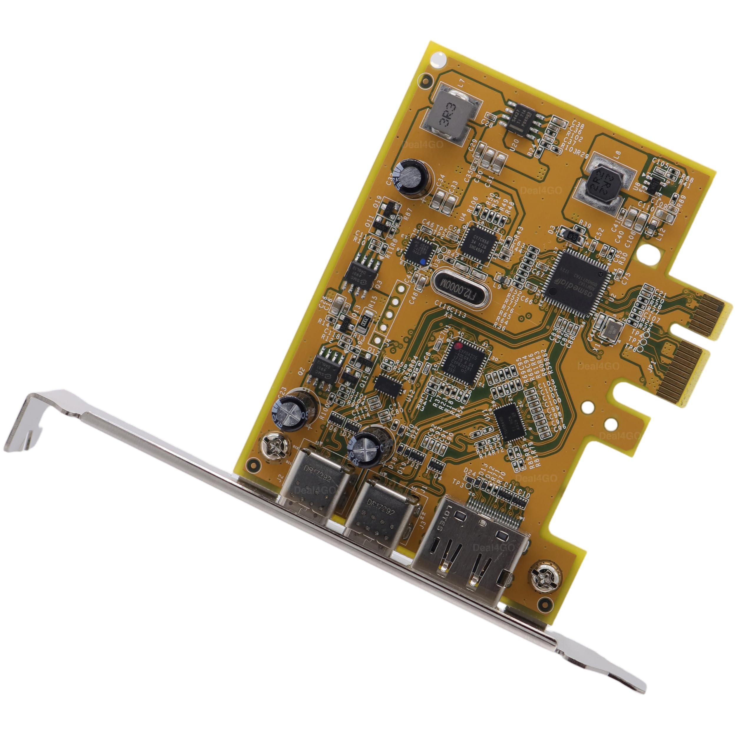 Amazon.co.jp: Deal4GO 2X USB Type-C 1x DP PCIe 拡張カード 6G7FY