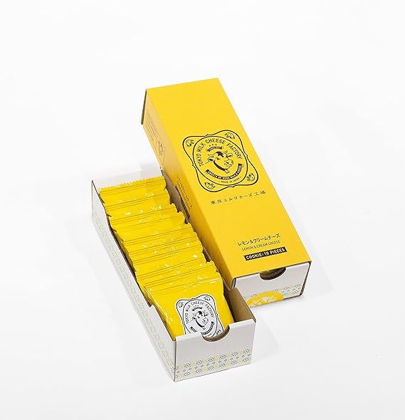 Amazon 東京ミルクチーズ工場 レモン クリームチーズクッキー10枚入 ラングドシャ チョコレート お土産 個包装 プレゼント お祝い 御歳暮 クリスマス 贈り物 ギフト 東京ミルクチーズ工場 ケーキ 洋菓子 通販